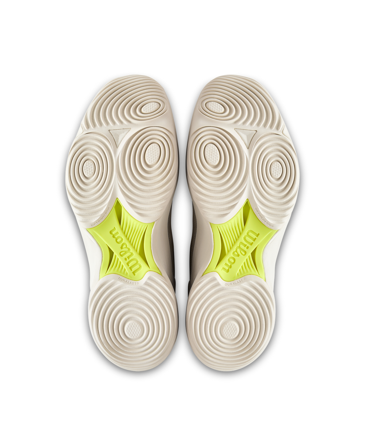 Wilson Hurakn Pro V2 Womens Padel Shoes, Snow White/Papyrus/Safety Yellow - alternate view 7