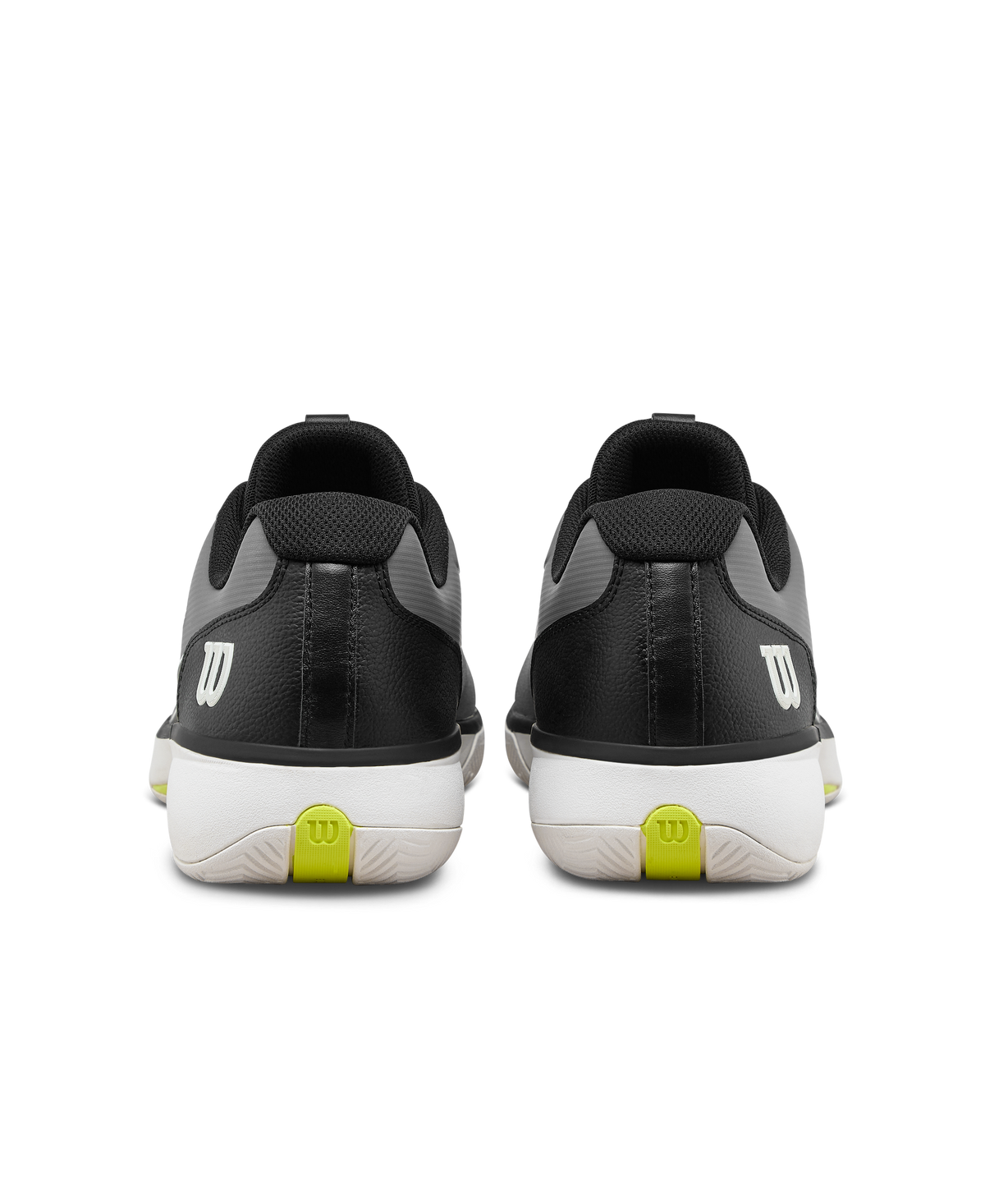 Wilson Rush Lite 5 Mens Tennis Shoes, Titanium/Black/Safety Yellow - alternate view 5