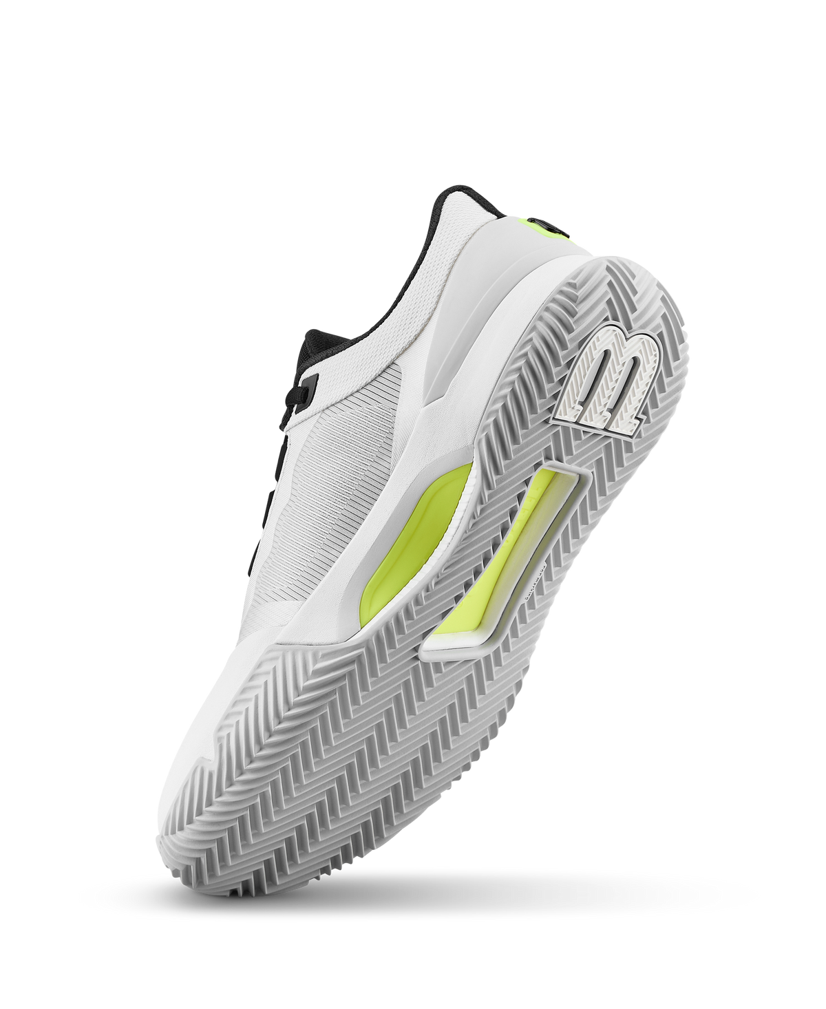 Wilson Intrigue Tour Clay Womens Tennis Shoes, Snow White/Snow White/Microchip - alternate view 3