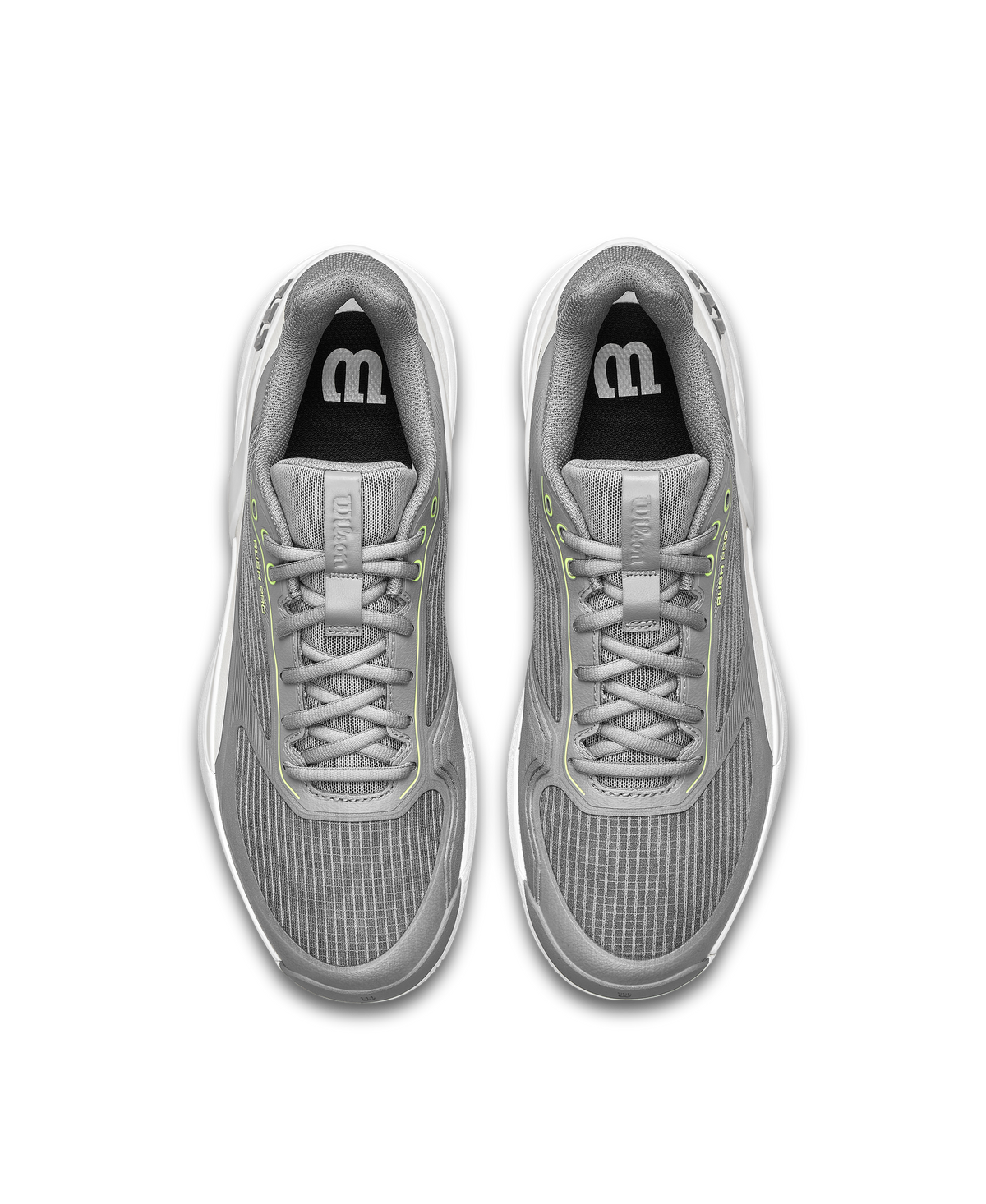 Wilson Rush Pro 5 Mens Tennis Shoes, Titanium/Snow White/Black - alternate view 4