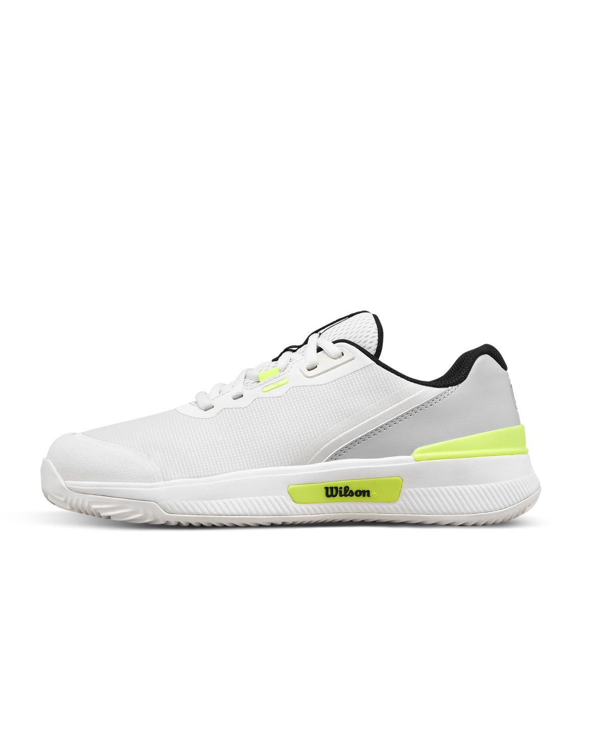 Wilson Intrigue Pro Clay Womens Tennis Shoes, Snow White/Snow White/Microchip - main view
