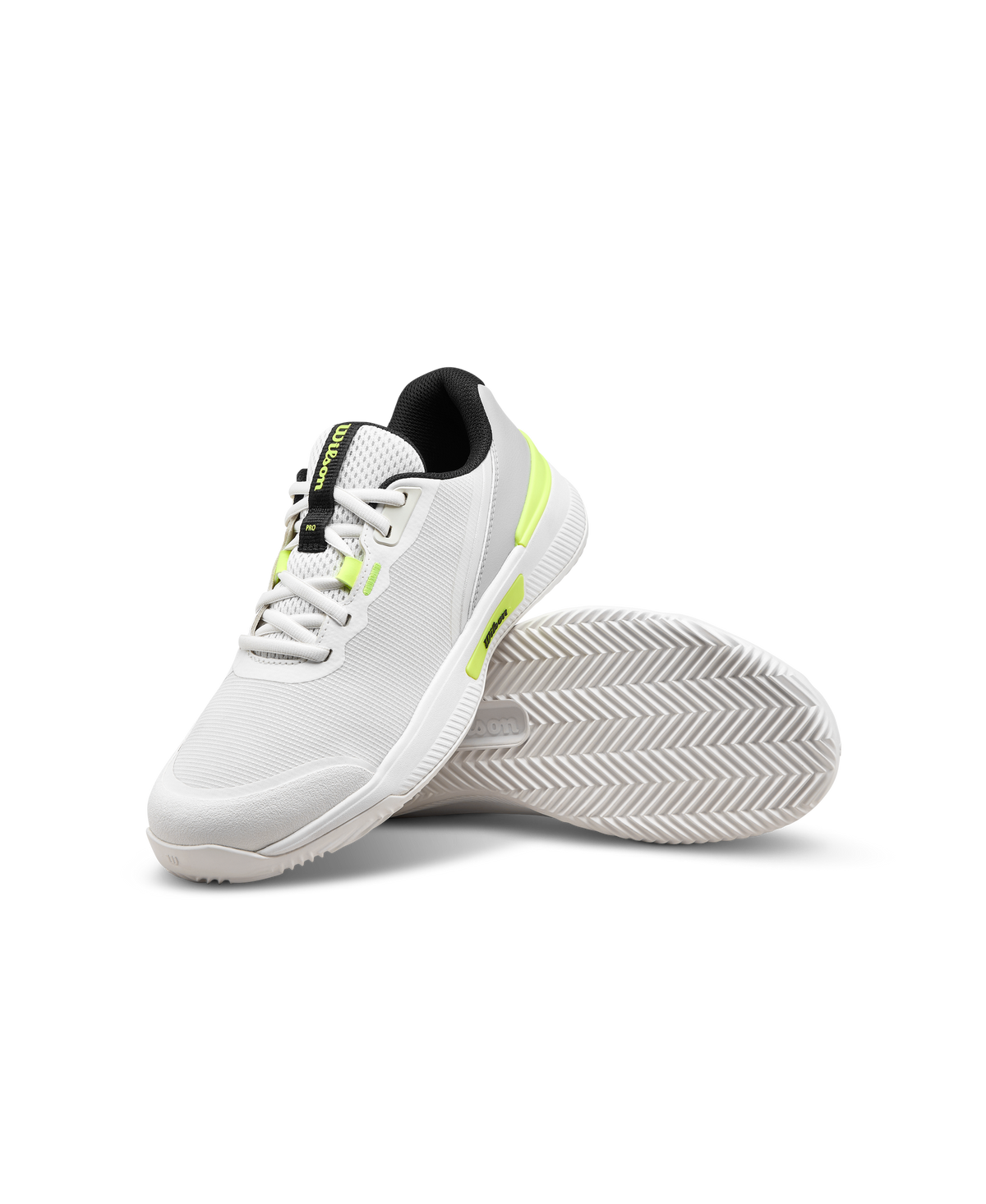 Wilson Intrigue Pro Clay Womens Tennis Shoes, Snow White/Snow White/Microchip - alternate view 6