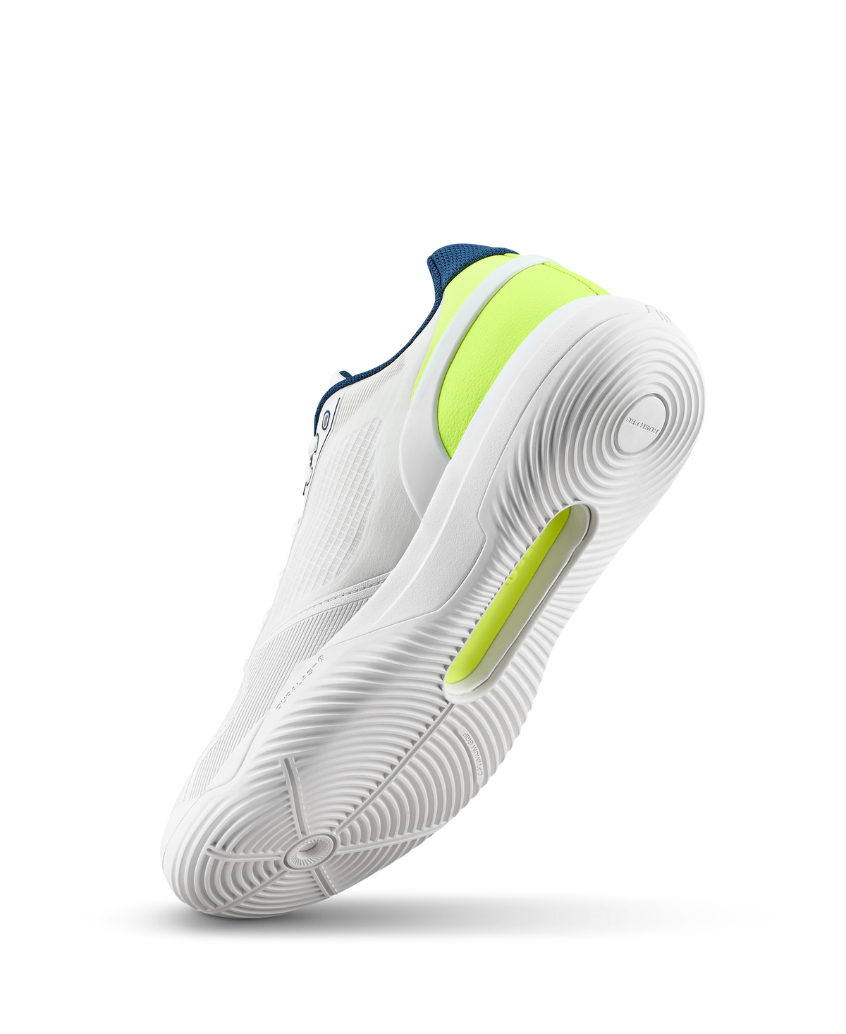 Wilson Rush Pro 5 Mens Padel Shoes, Snow White/Safety Yellow - alternate view 3