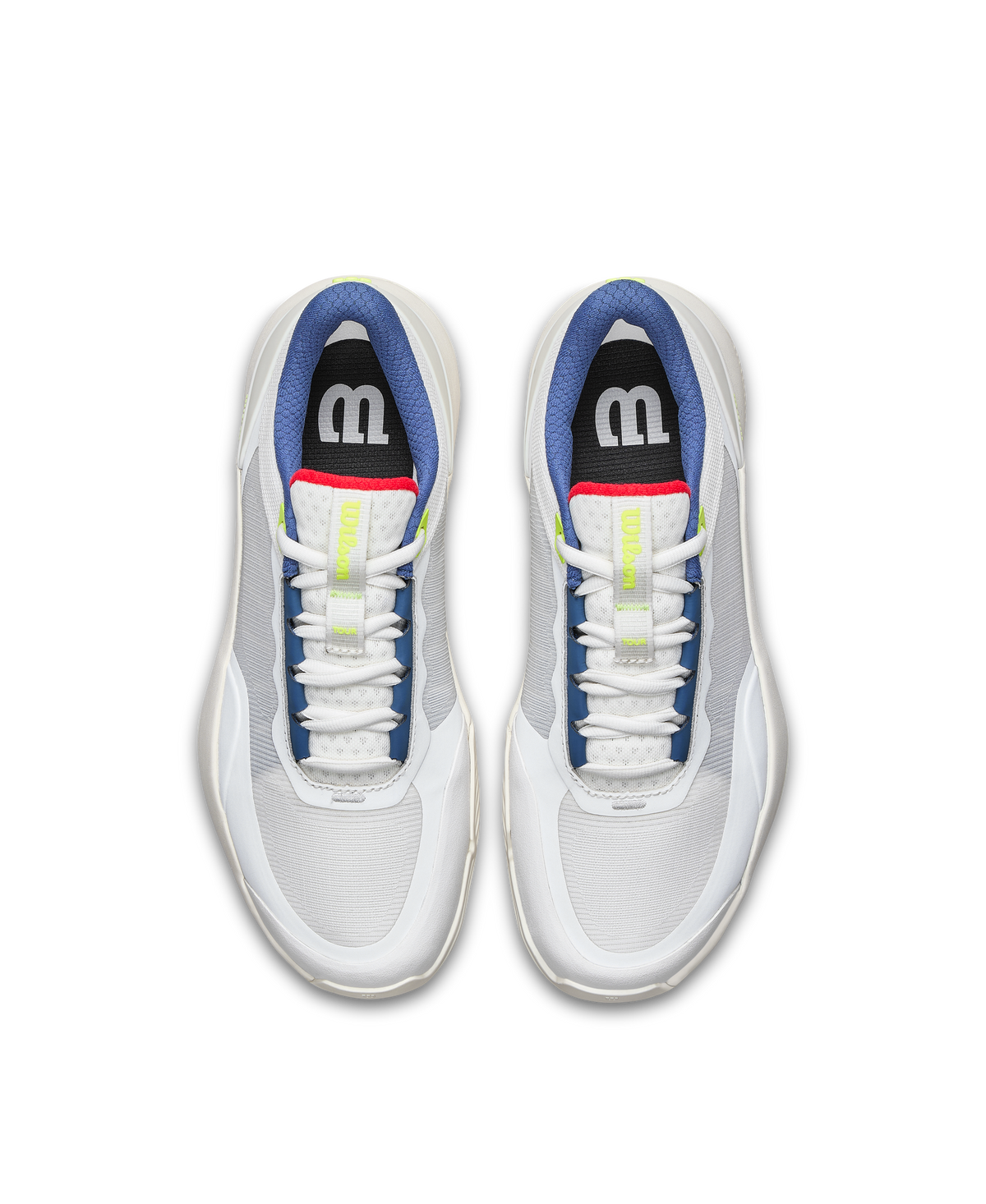 Wilson Intrigue Tour Womens Padel Shoes, Snow White/Papyrus/Safety Yellow - alternate view 4