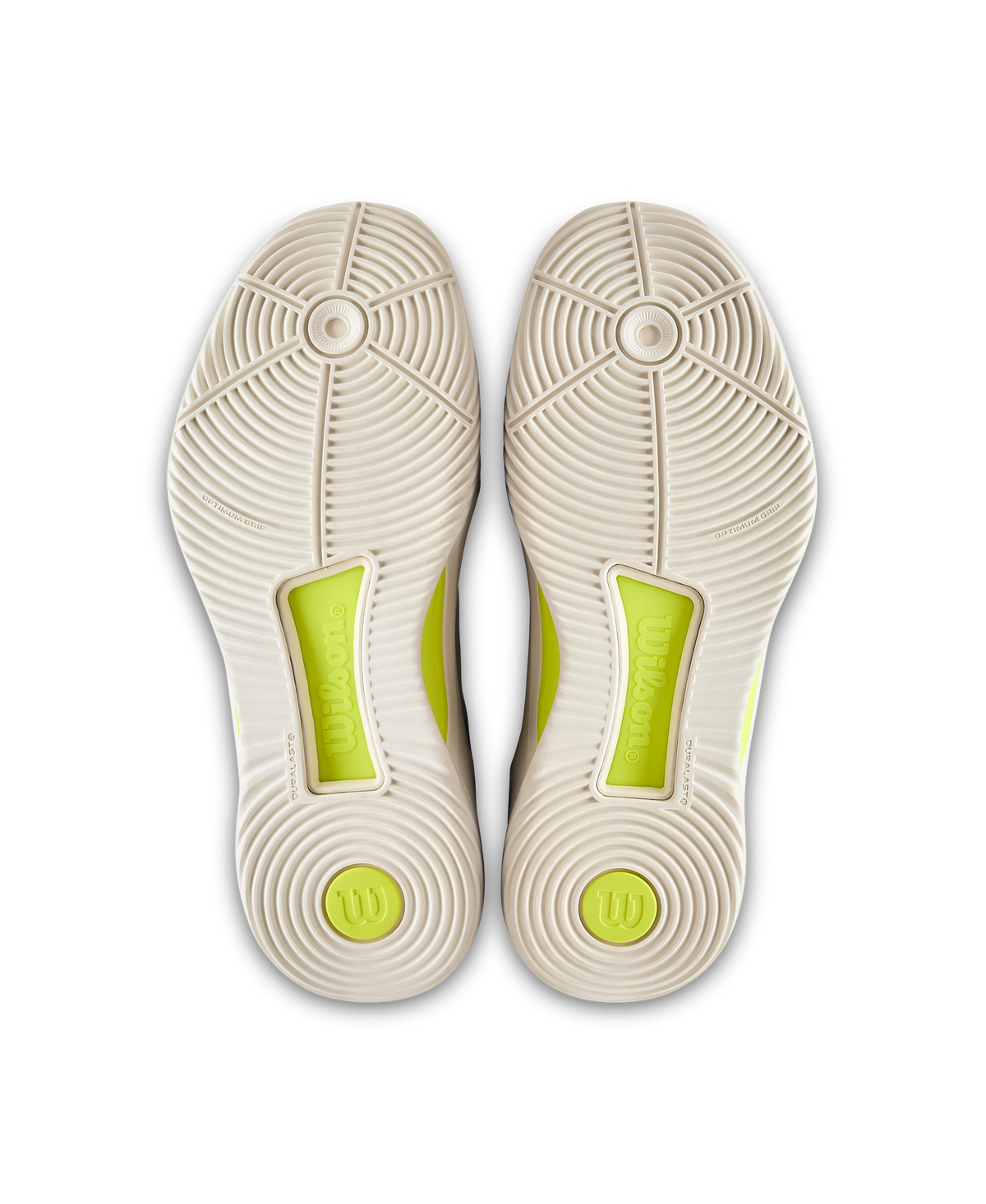 Wilson Intrigue Tour Womens Padel Shoes, Snow White/Papyrus/Safety Yellow - alternate view 7