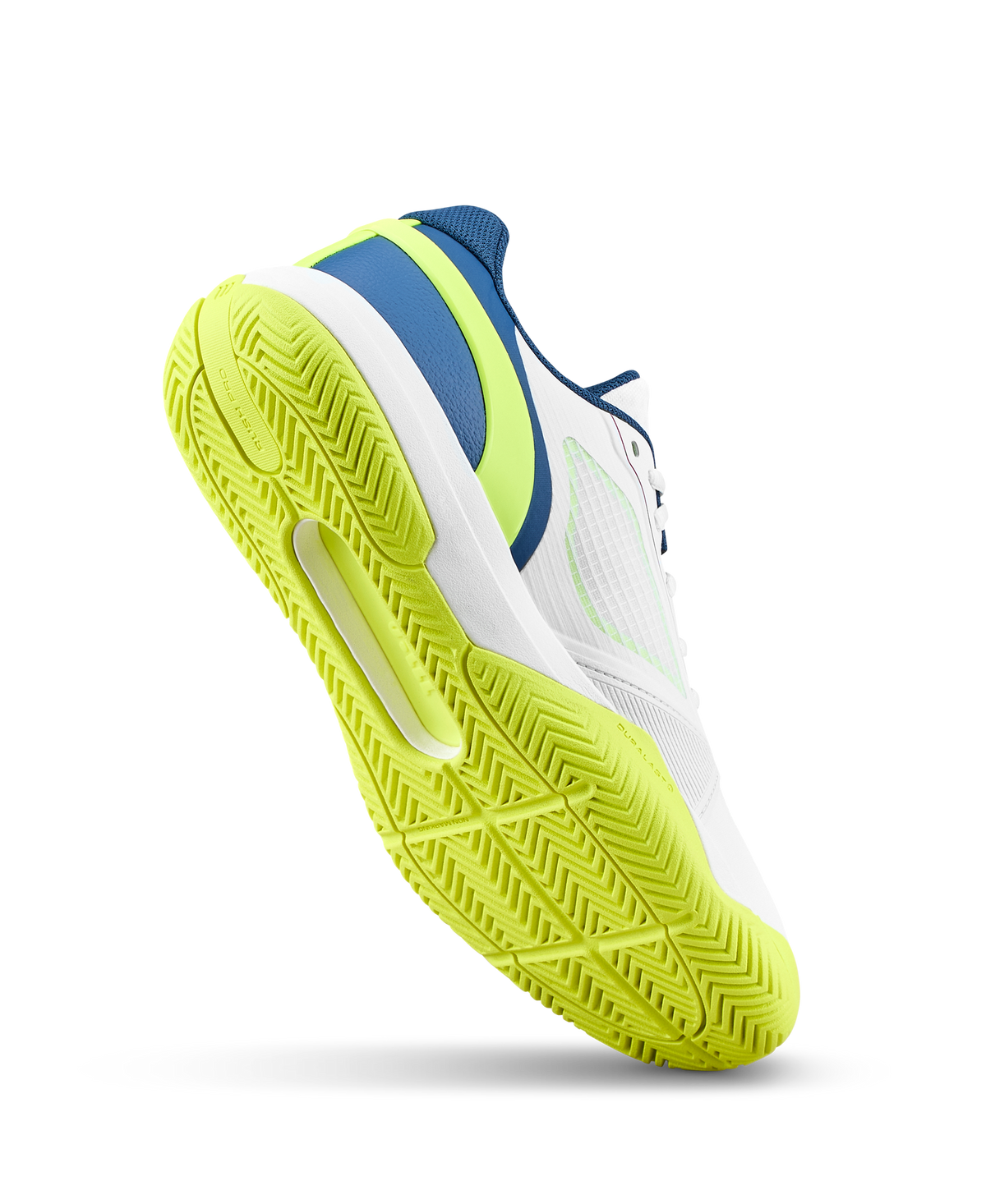 Wilson Rush Pro 5 Junior Tennis Shoes, Bright White/Bright White/Ensign Blue - alternate view 2