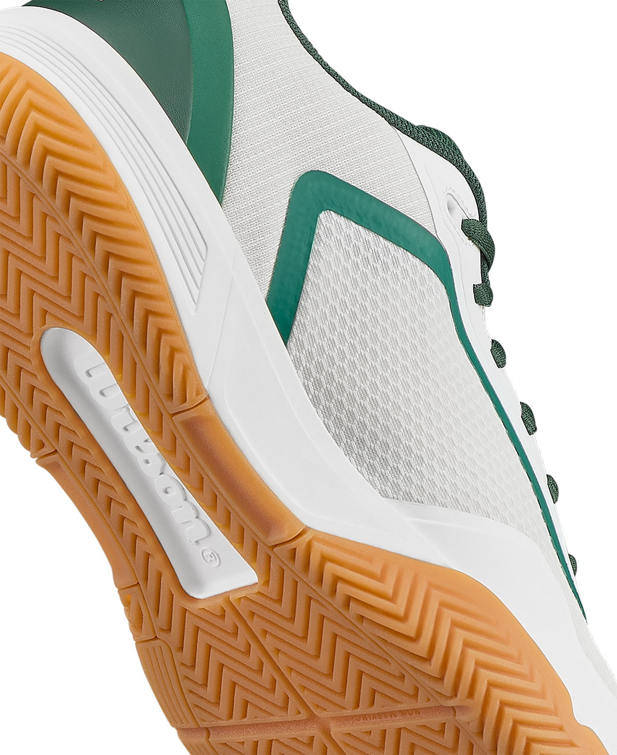 Wilson CourtGlide Mens Tennis Shoes, White/Sycamore/Gum - alternate view 8