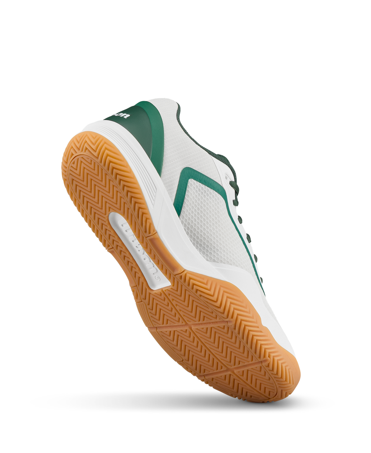 Wilson CourtGlide Mens Tennis Shoes, White/Sycamore/Gum - alternate view 2