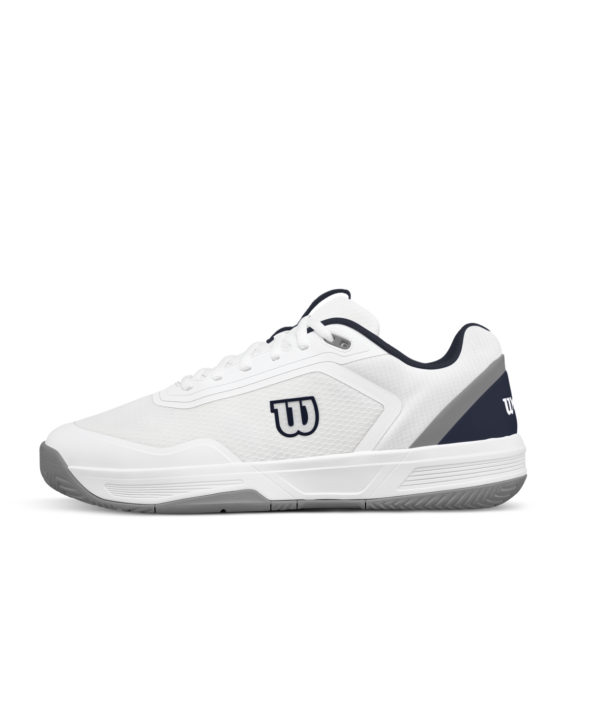 Wilson CourtGlide Mens Tennis Shoes, White/Navy Blazer/Quarry - main view