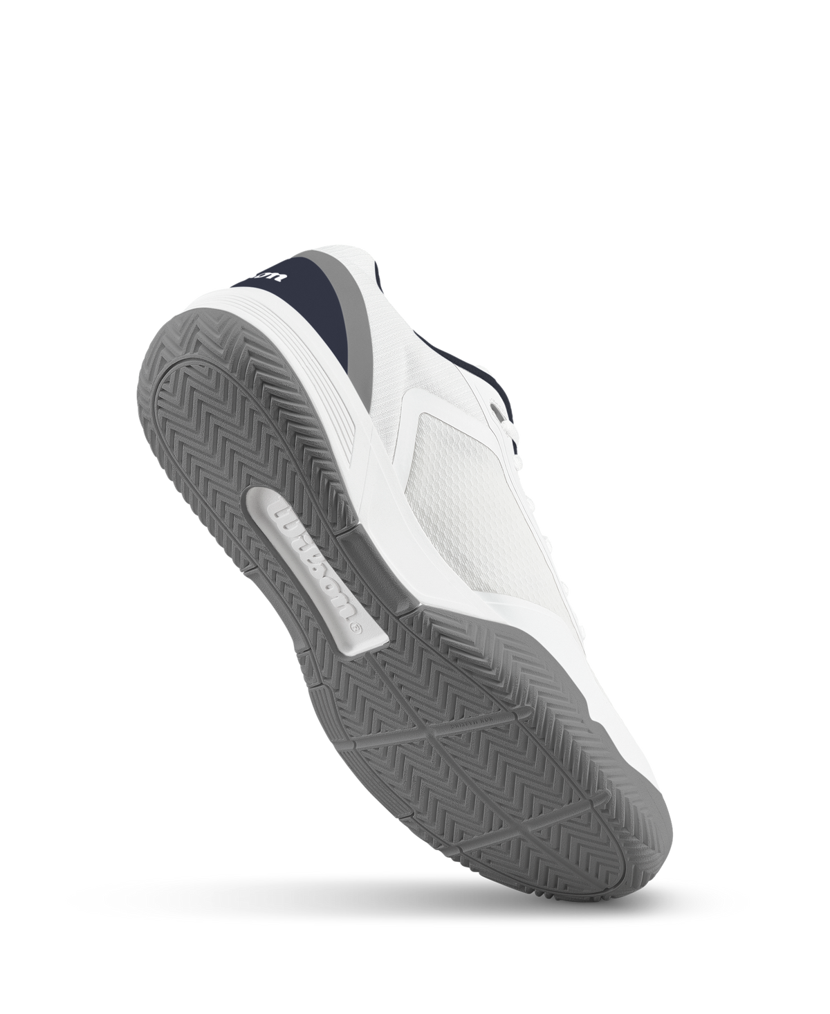 Wilson CourtGlide Mens Tennis Shoes, White/Navy Blazer/Quarry - alternate view 2