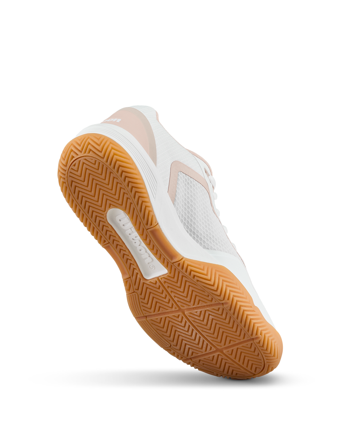 Wilson CourtGlide Womens Tennis Shoes, White/Cameo Rose/Gum - alternate view 2