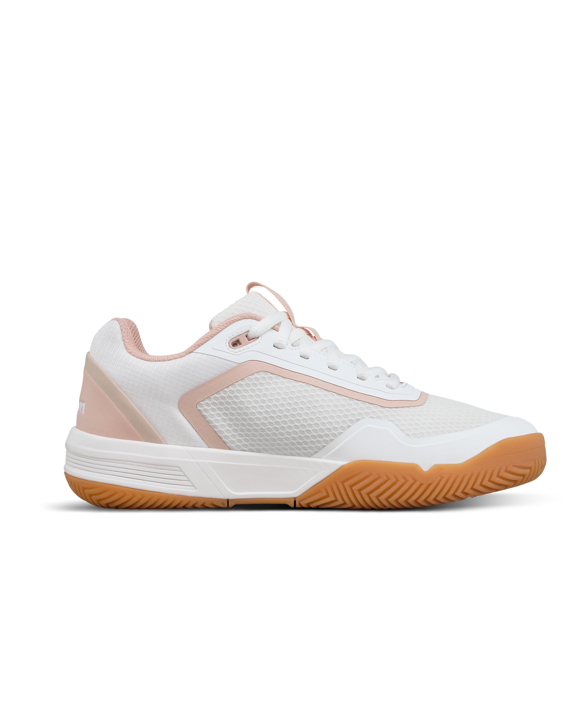 Wilson CourtGlide Womens Tennis Shoes, White/Cameo Rose/Gum - alternate view 1