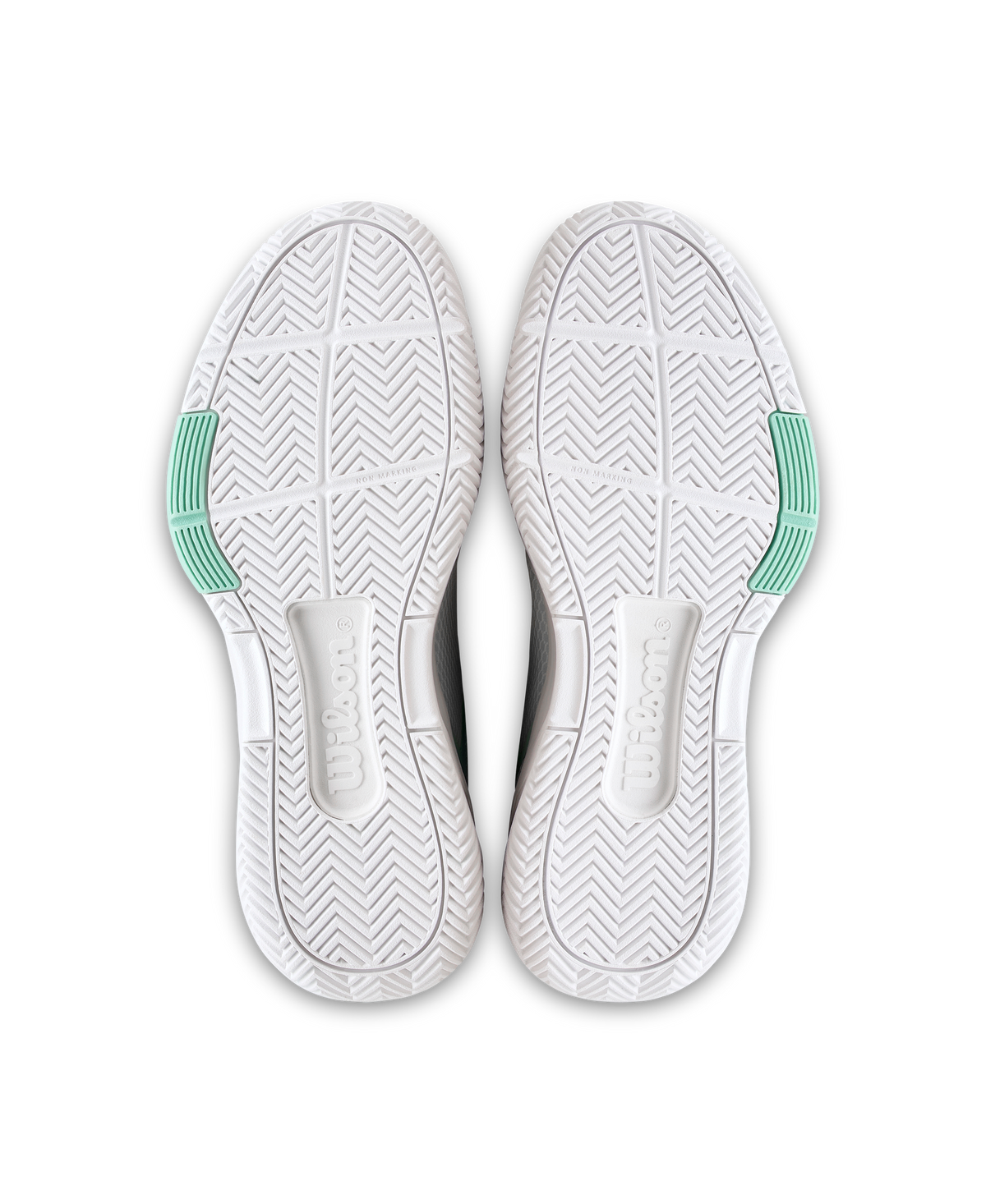 Wilson CourtGlide Womens Tennis Shoes, White/Bay/Skipper Blue - pair view