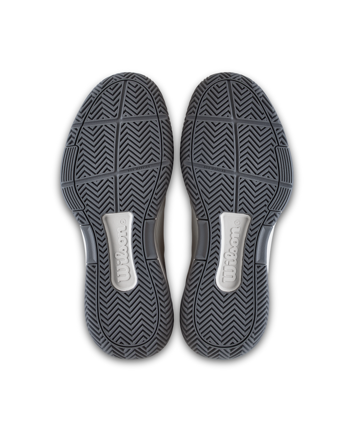 Wilson CourtGlide Womens Tennis Shoes, Snow White/Lunar Rock/Quiet Shade - pair view