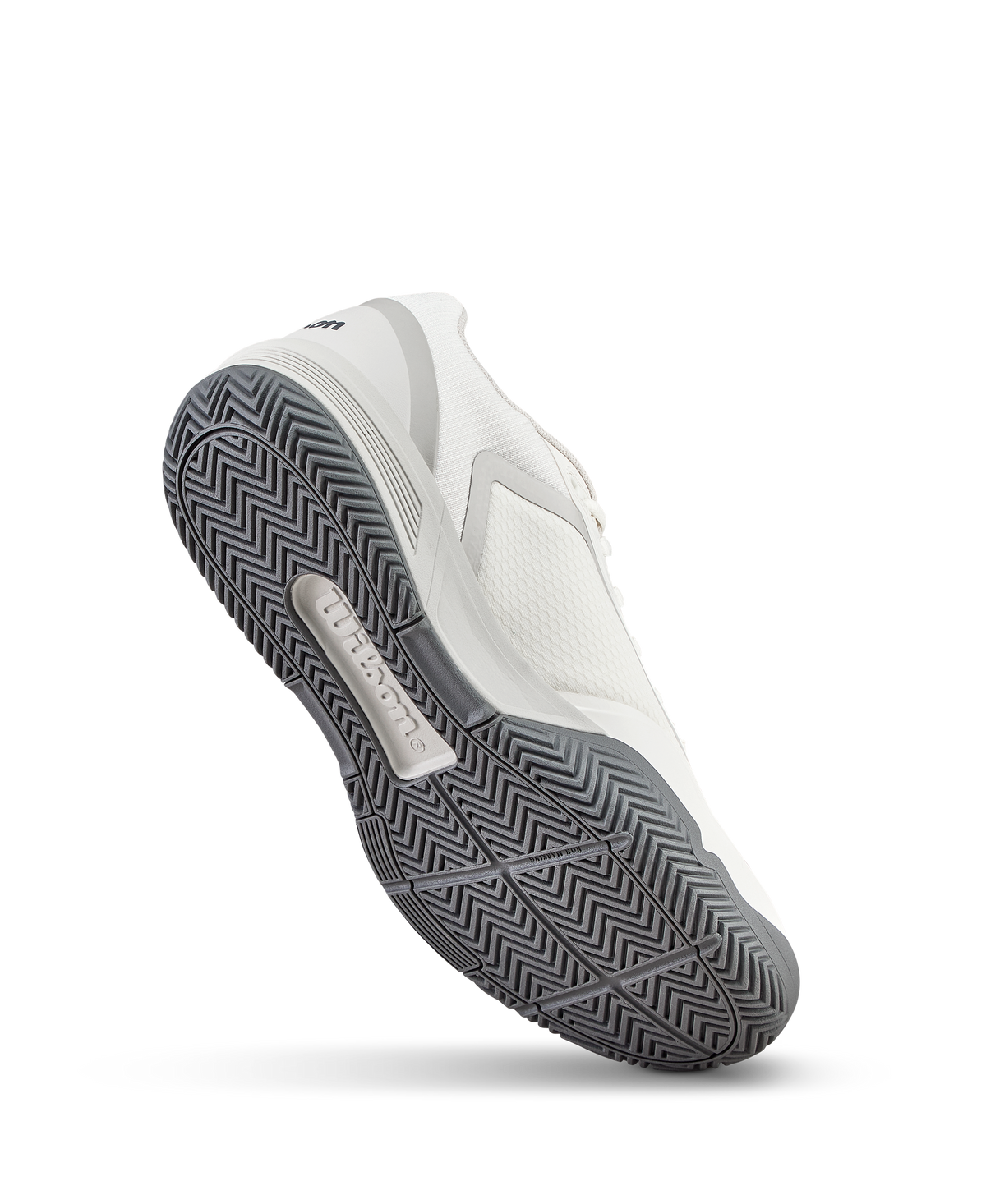 Wilson CourtGlide Womens Tennis Shoes, Snow White/Lunar Rock/Quiet Shade - alternate view 2