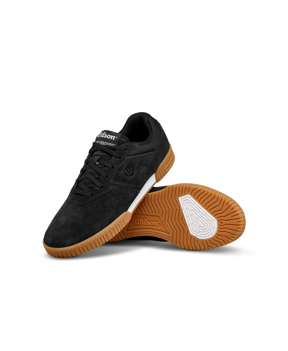 Wilson SBR Unisex Lifestyle Sneakers, Black/White/Gum - alternate view 6