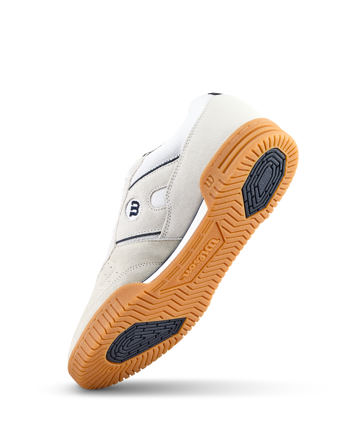 Wilson SBR Unisex Lifestyle Sneakers, Snow White/Navy Blazer/Gum - alternate view 3