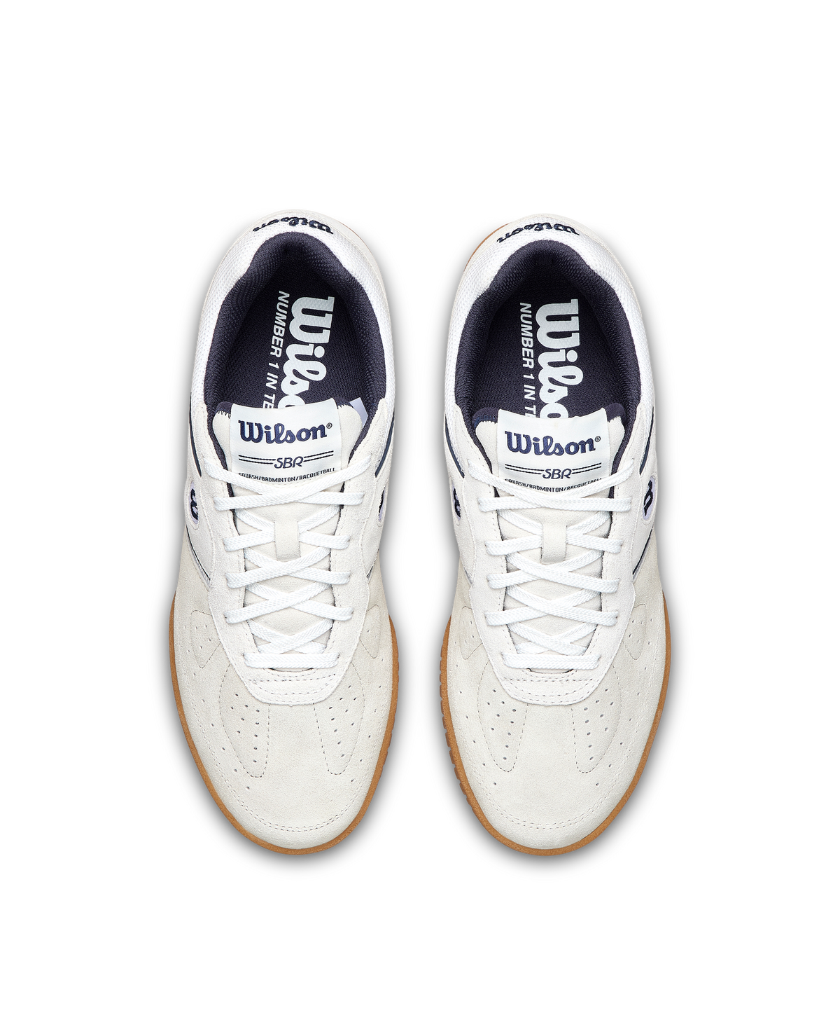 Wilson SBR Unisex Lifestyle Sneakers, Snow White/Navy Blazer/Gum - alternate view 4