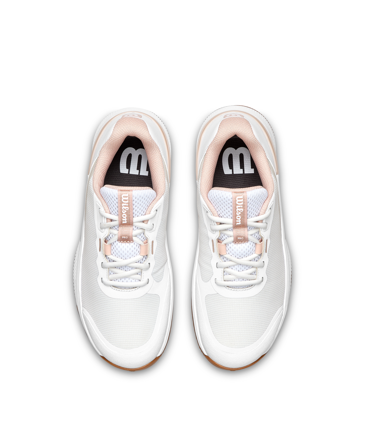 Wilson Intrigue Pro Clay Womens Tennis Shoes, Clear White/Cameo Rose/Gum - alternate view 4
