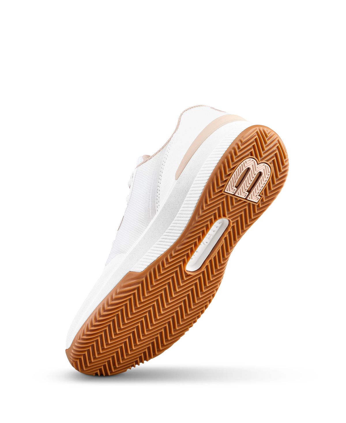 Wilson Intrigue Pro Clay Womens Tennis Shoes, Clear White/Cameo Rose/Gum - alternate view 3