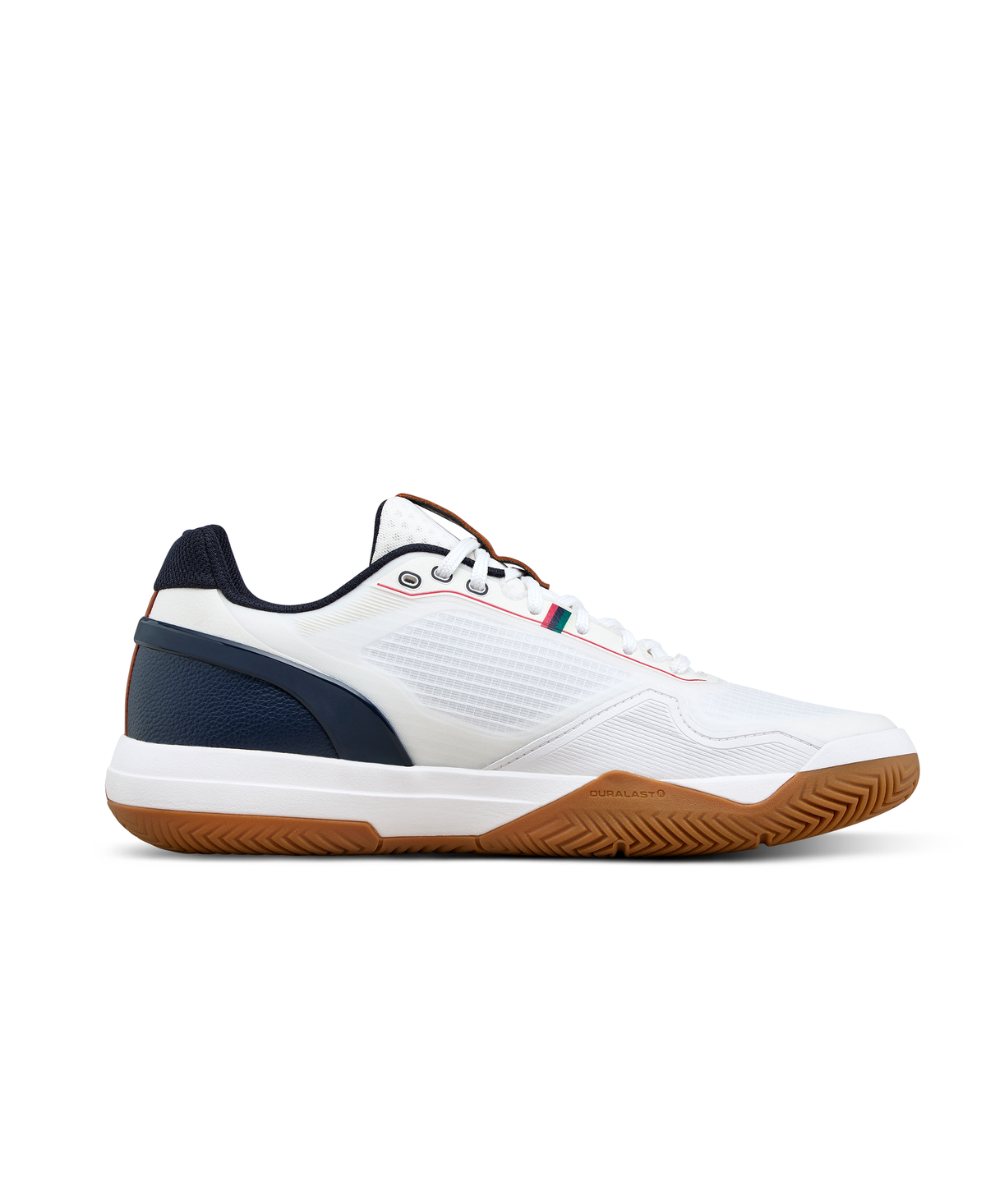 Wilson Rush Pro 5 Mens Tennis Shoes, White/Navy Blazer/Gum - alternate view 1