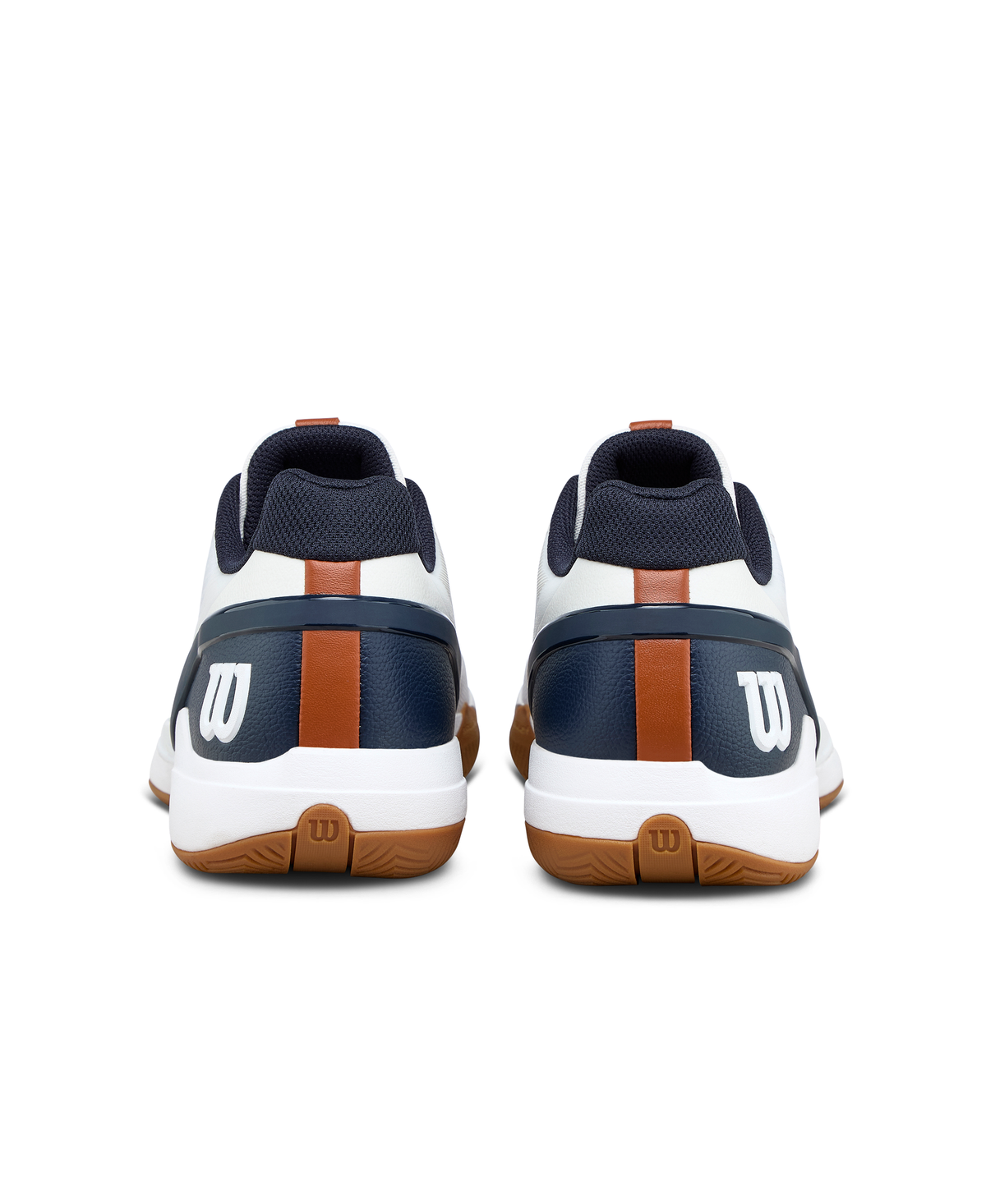Wilson Rush Pro 5 Mens Tennis Shoes, White/Navy Blazer/Gum - alternate view 5