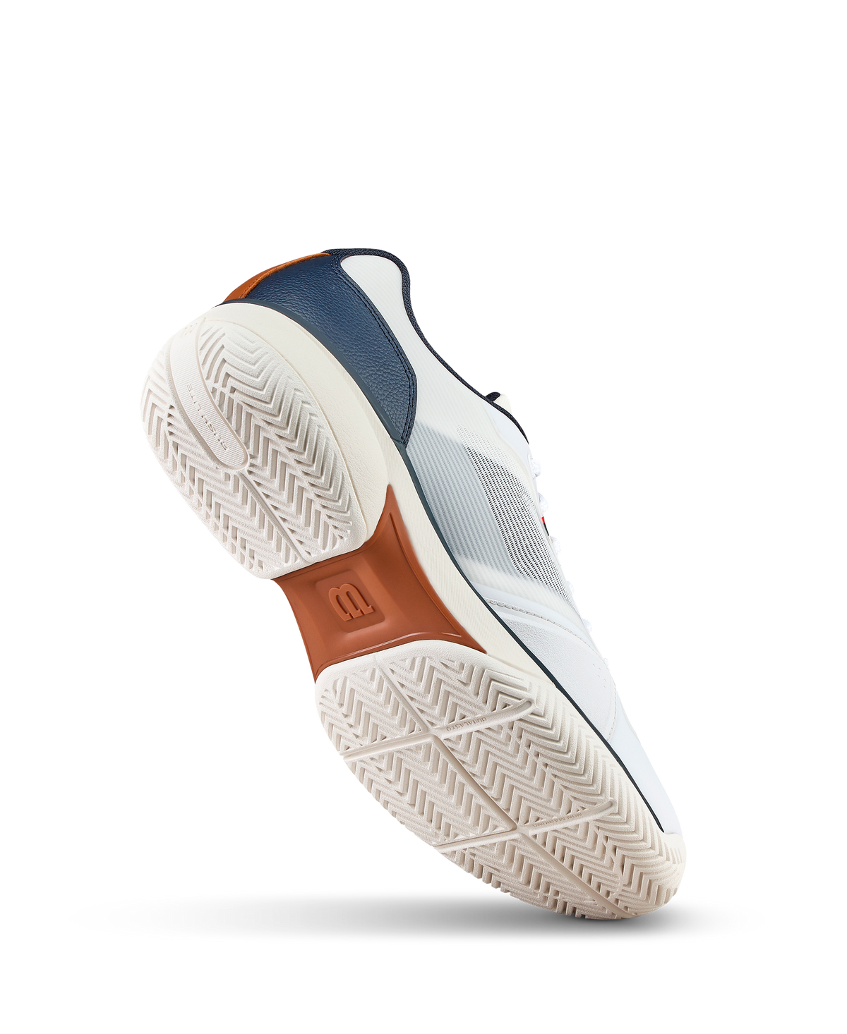 Wilson Rush Lite 5 Mens Tennis Shoes, White/Navy Blazer/Tofu - alternate view 2