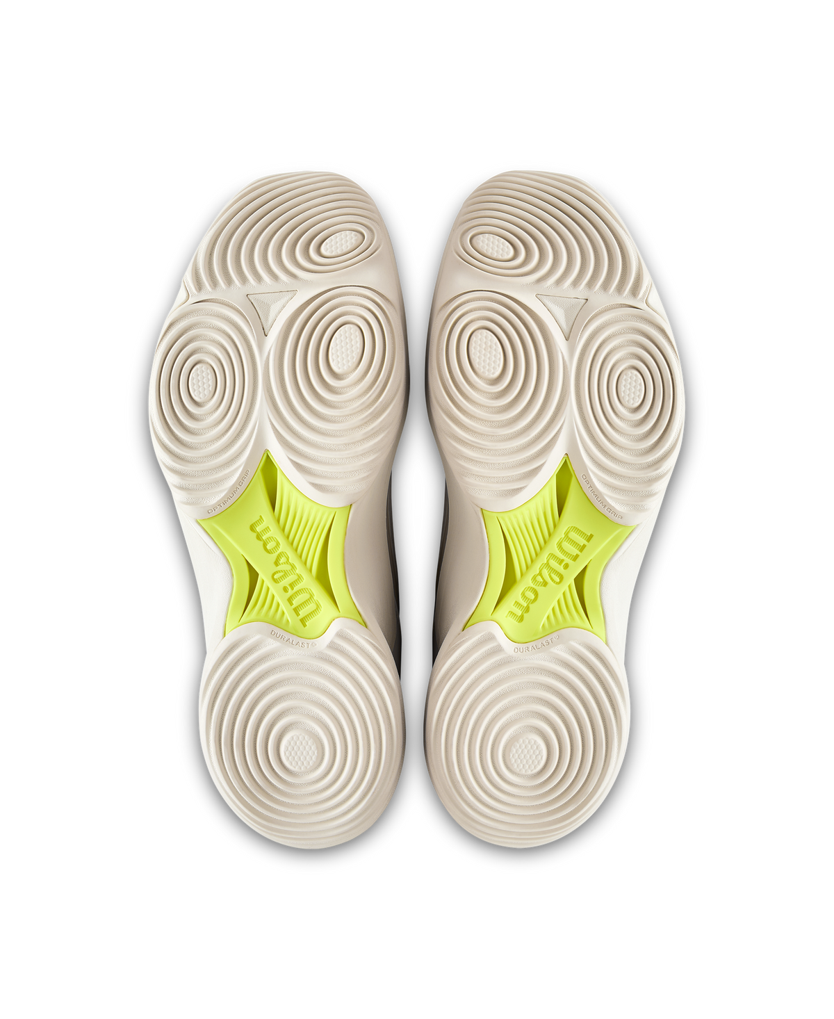 Wilson Hurakn Lite Womens Padel Shoes, Snow White/Papyrus/Safety Yellow - alternate view 7