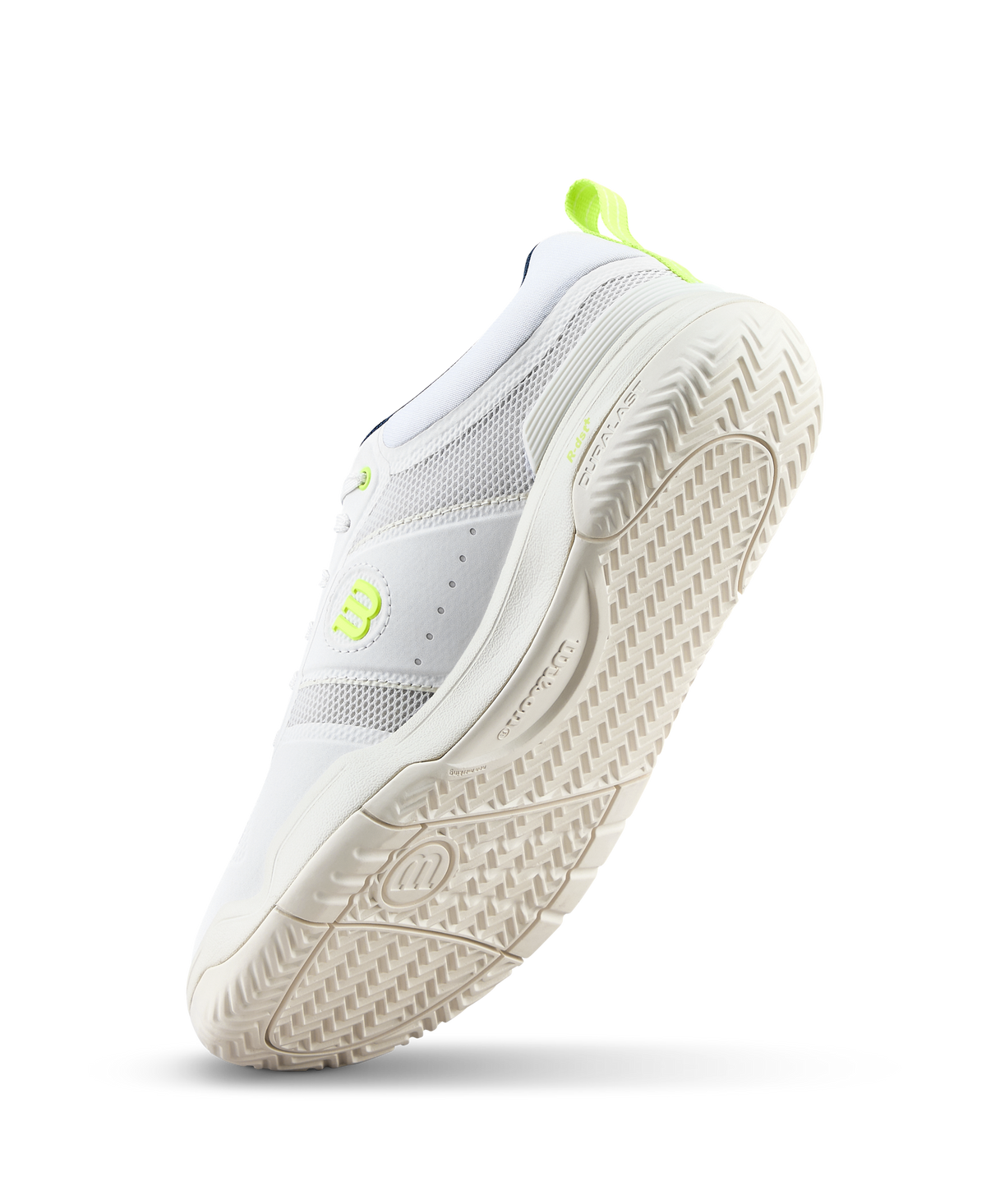 Wilson Pickle Pro Womens Pickleball Shoes, Snow White/Papyrus/Safety Yellow - alternate view 2