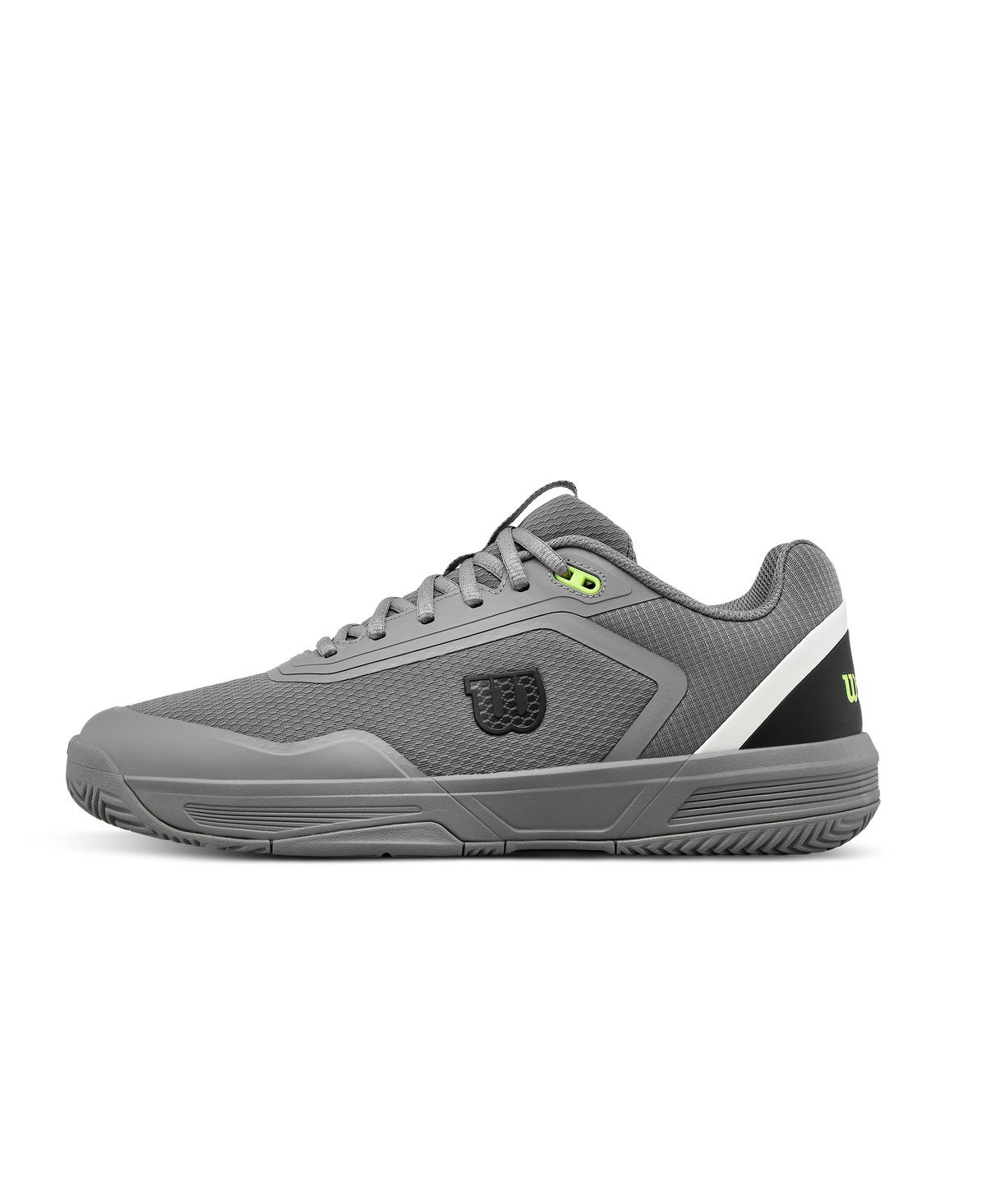 Wilson CourtGlide Mens Tennis Shoes, Titanium/Titanium/Black - main view