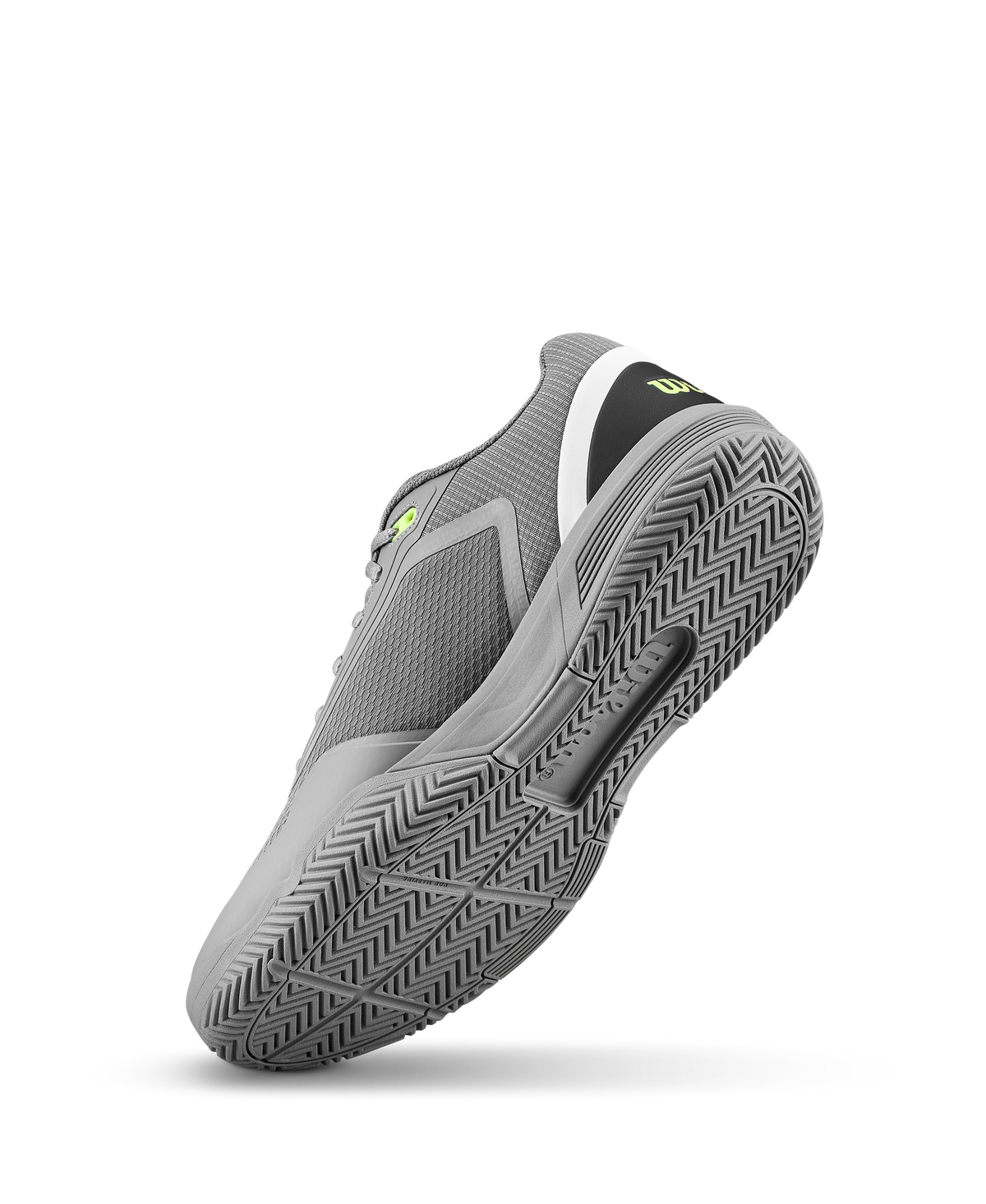 Wilson CourtGlide Mens Tennis Shoes, Titanium/Titanium/Black - alternate view 3