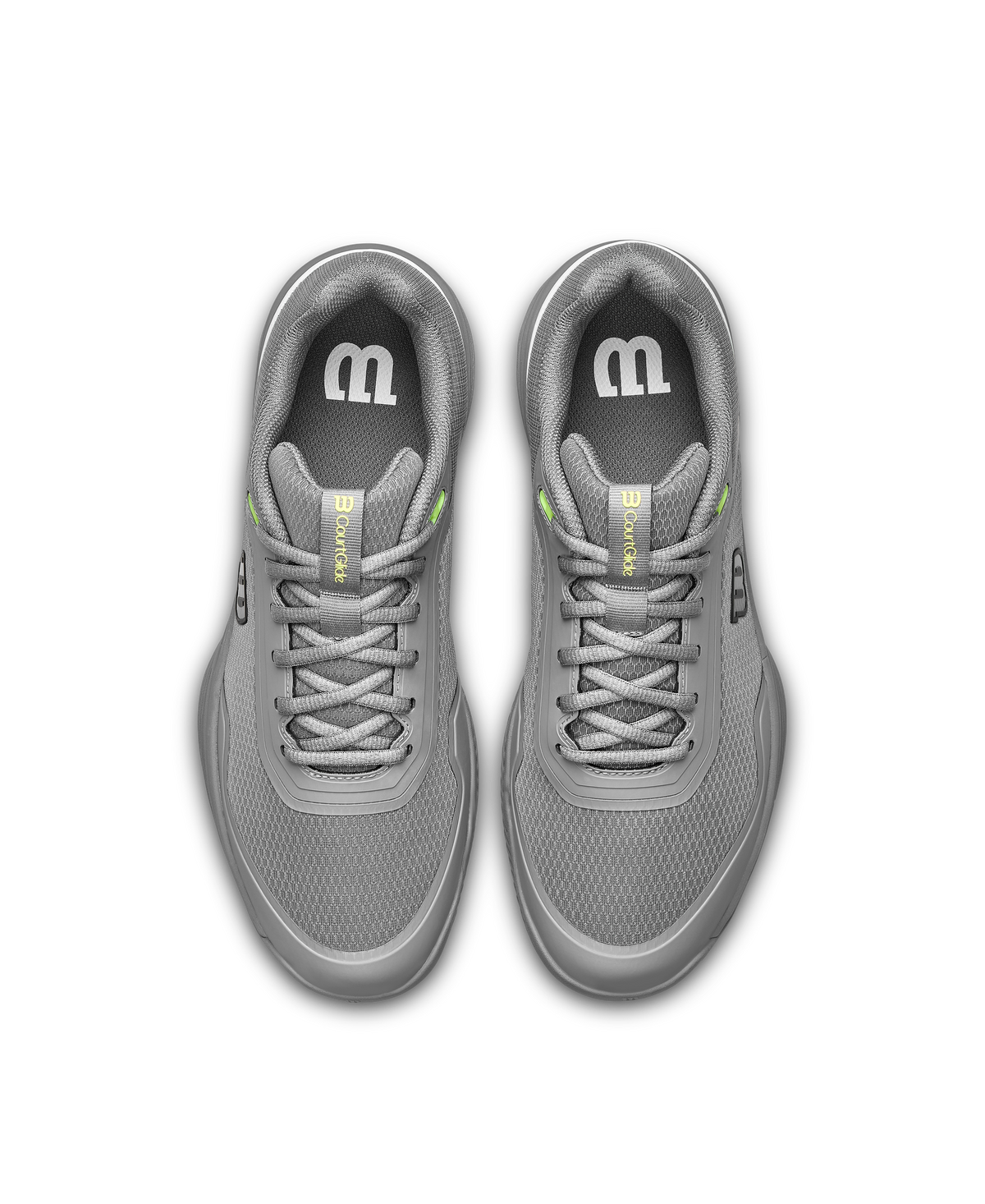 Wilson CourtGlide Mens Tennis Shoes, Titanium/Titanium/Black - alternate view 4