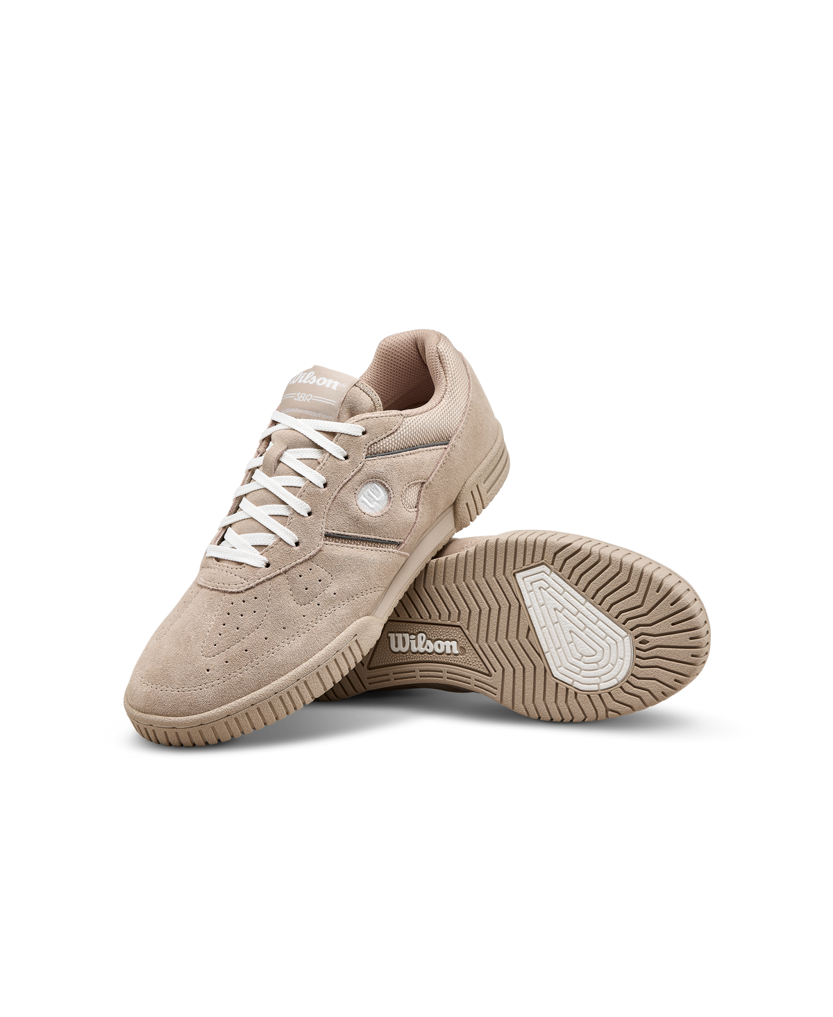 Wilson SBR Unisex Lifestyle Sneakers, Cement/Cement/Snow White - alternate view 6