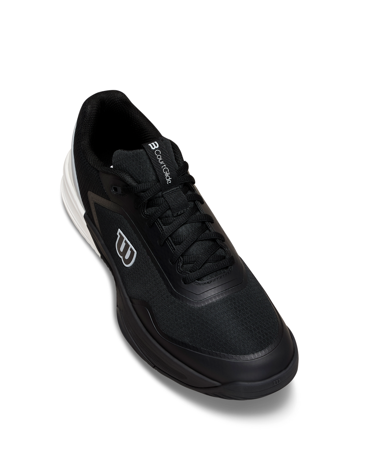 Wilson CourtGlide Mens Padel Shoes, Black/White/Lunar Rock - alternate view 2