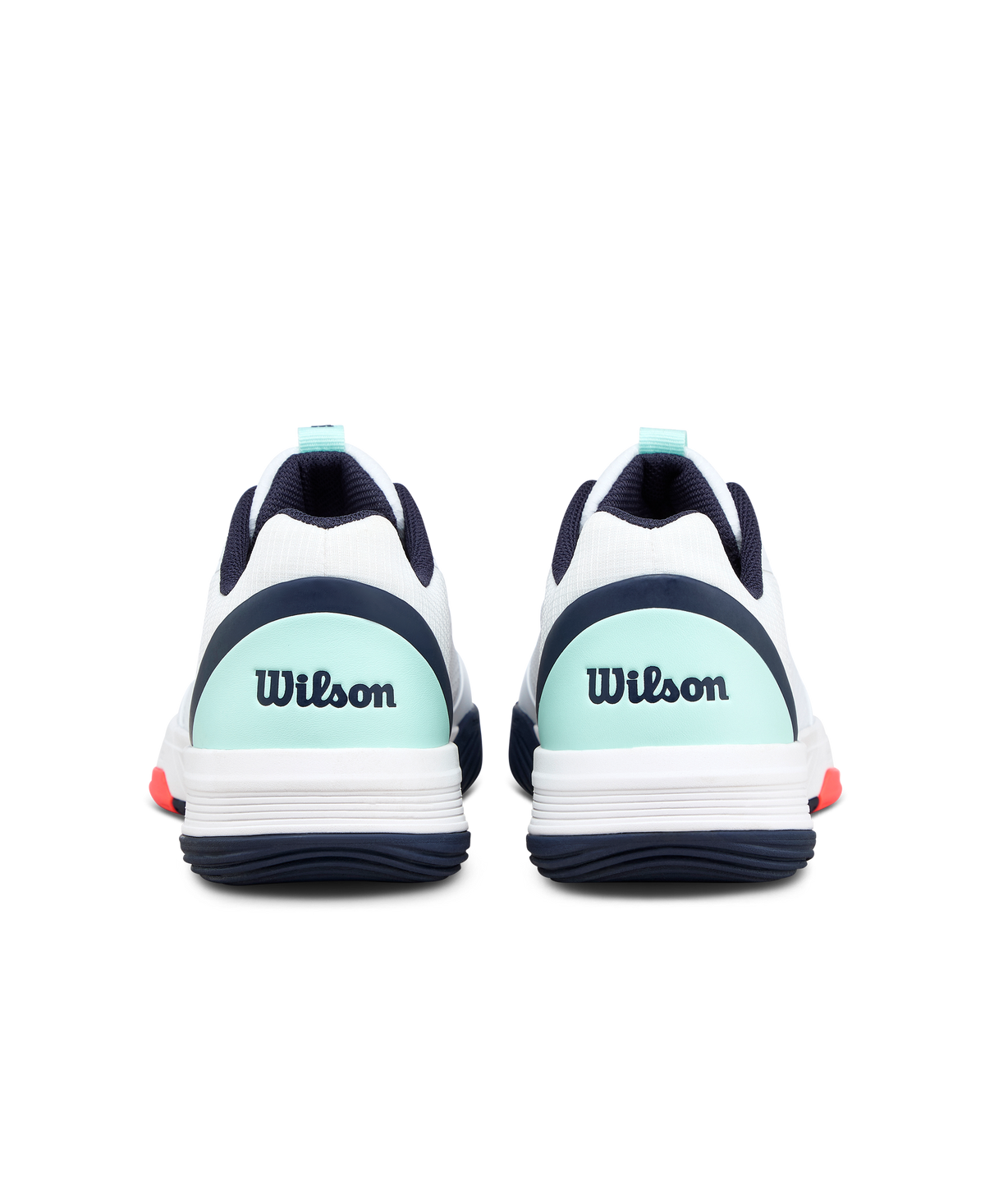 Wilson CourtGlide Mens Padel Shoes, White/Bay/Fiery Coral - alternate view 5