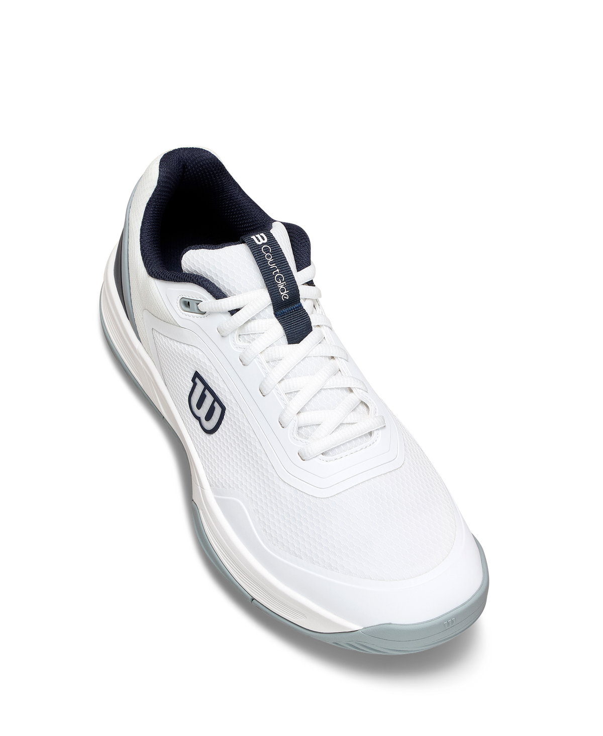Wilson CourtGlide Mens Padel Shoes, White/Navy Blazer/Quarry - alternate view 2