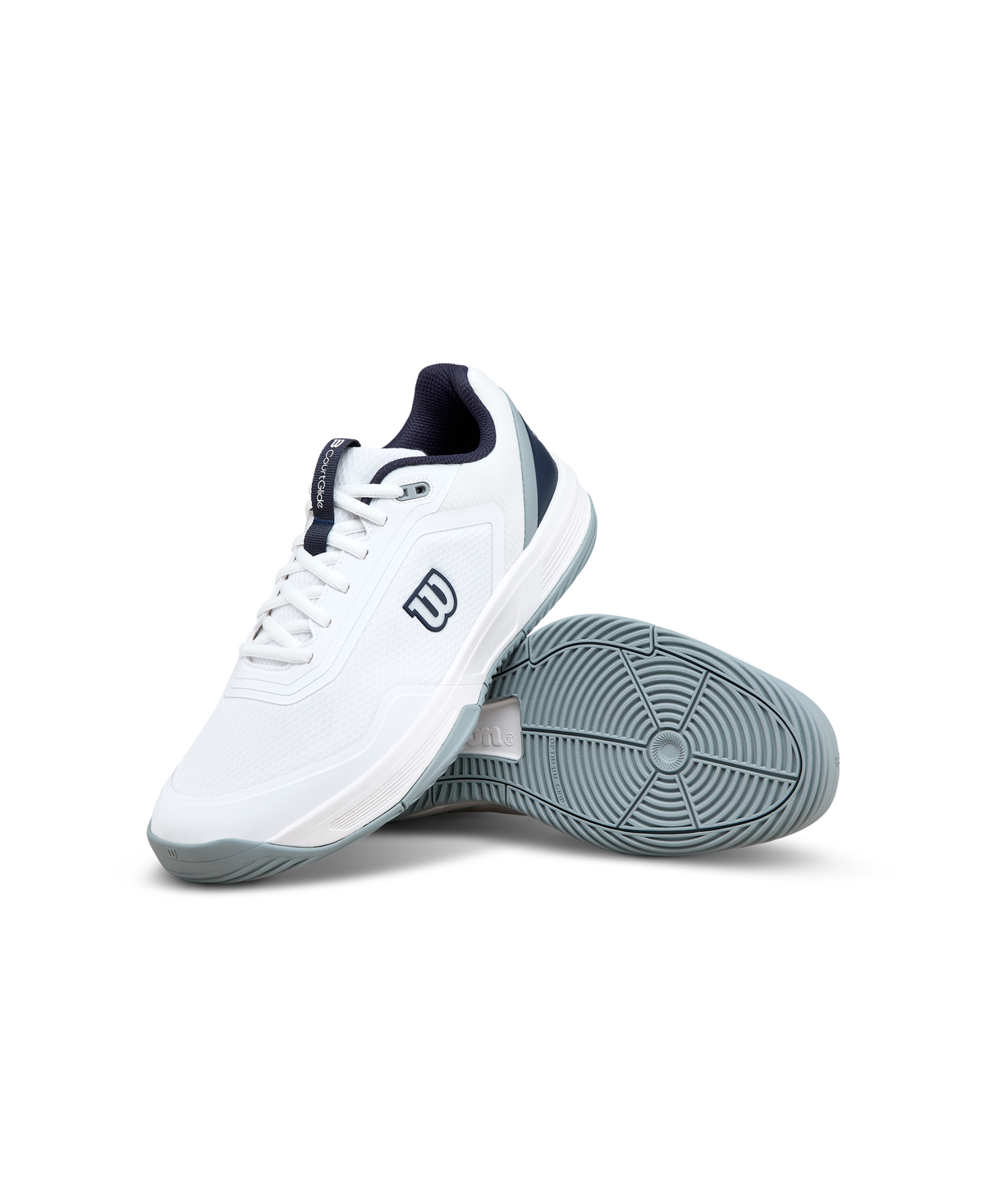 Wilson CourtGlide Mens Padel Shoes, White/Navy Blazer/Quarry - alternate view 6