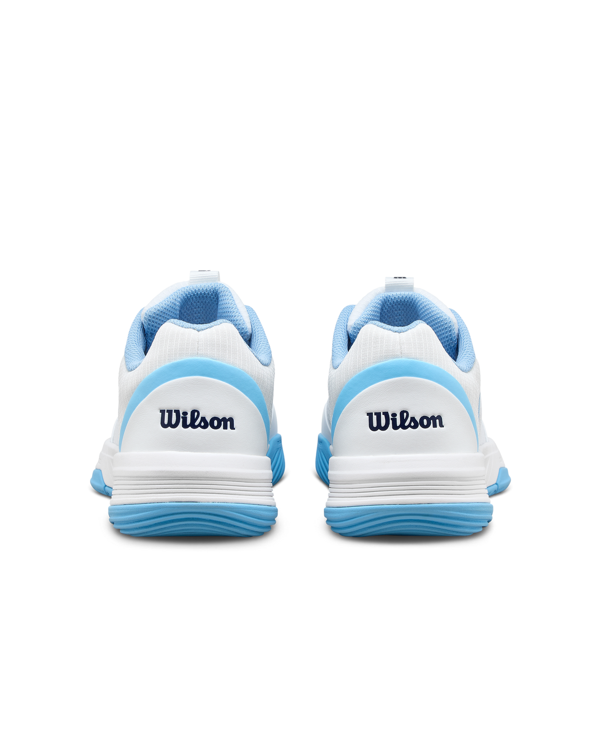 Wilson Courtglide Womens Padel Shoes, White/Airy Blue/Navy Blazer - alternate view 5