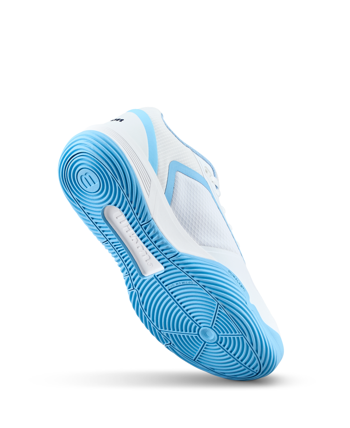 Wilson Courtglide Womens Padel Shoes, White/Airy Blue/Navy Blazer - alternate view 2