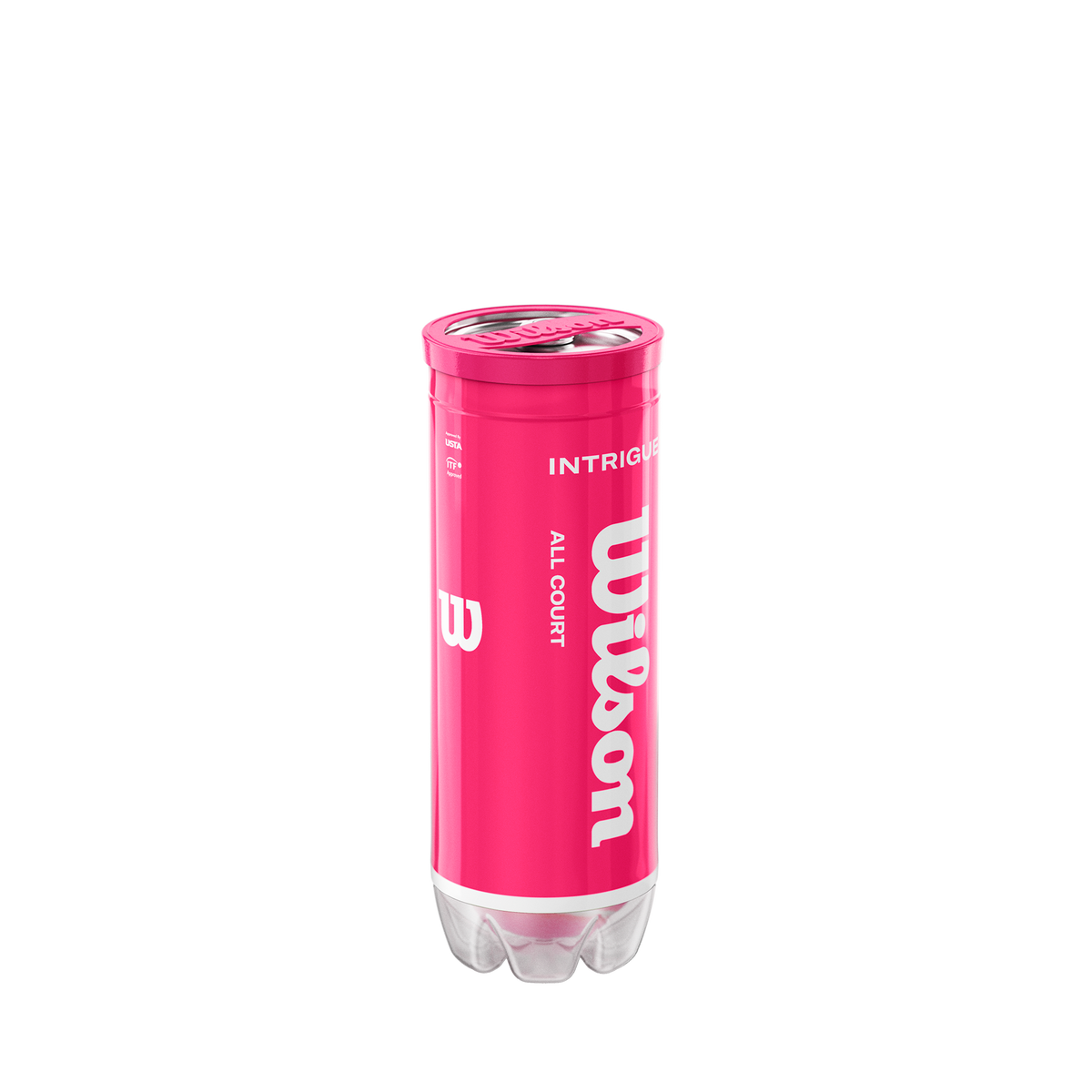 Wilson Intrigue All Court Pink Tennis Balls, Case of 12 Cans, 36 Balls - alternate view 2