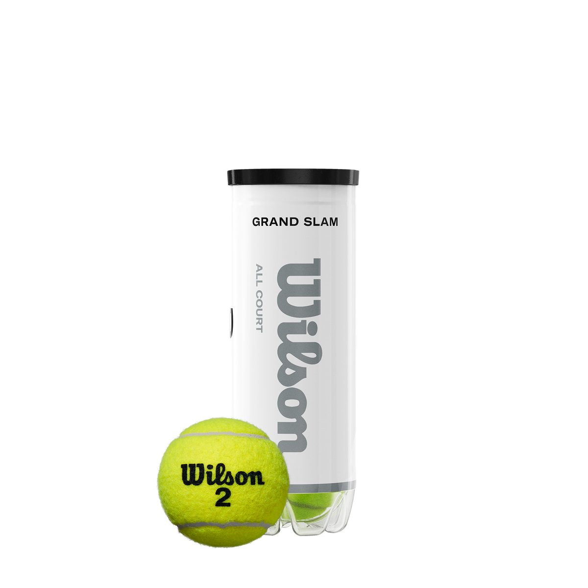 Wilson Grand Slam Extra Duty Tennis Balls, 3 Ball Cans, Case of 24 in Yellow - alternate view 3