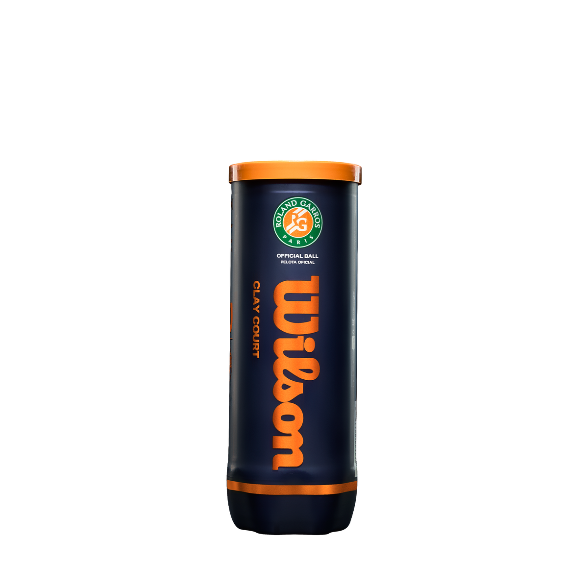 Wilson Roland-Garros Green Clay Court Tennis Balls, 3 Ball Can in Yellow - alternate view 1