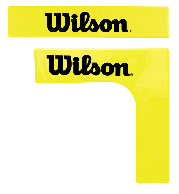 Wilson EZ Court Lines, Mini Tennis Court Boundary Kit, Yellow - main view