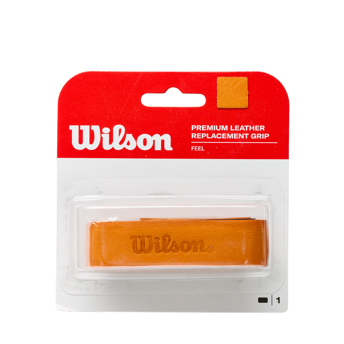 Wilson Leather Replacement Tennis Racket Grip, Brown - main view