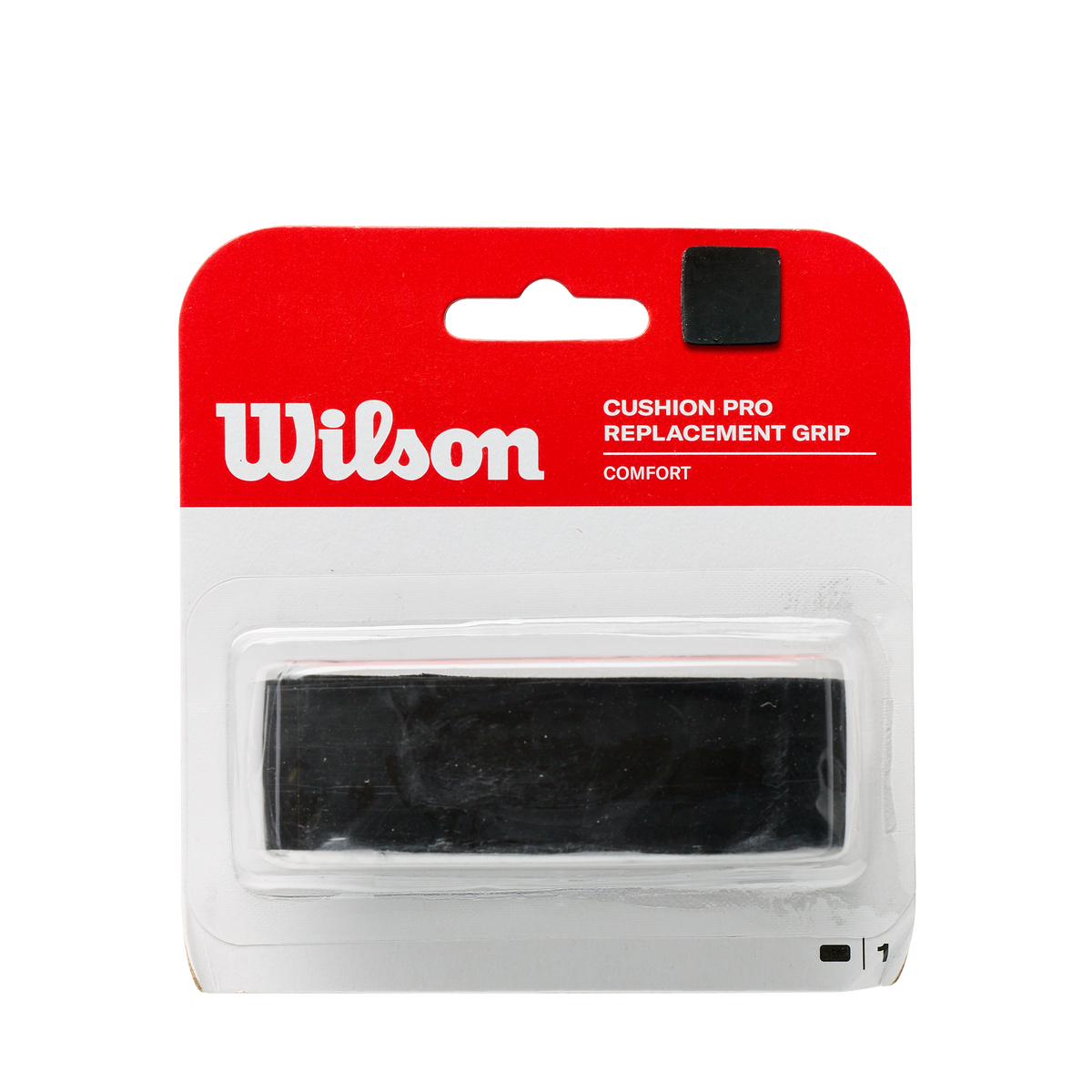 Wilson Cushion Pro Tennis Replacement Grip, Black - main view