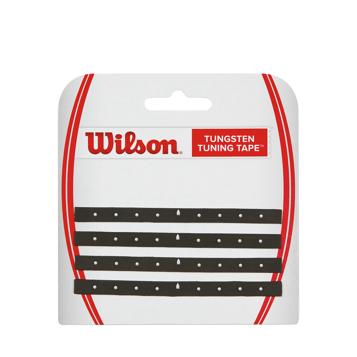 Wilson Tungsten Tuning Tape for Tennis Rackets, Black, 4 Strips - main view