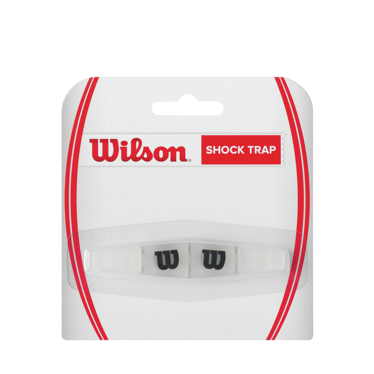 Wilson Shock Trap Tennis Vibration Dampener, Clear/Black - main view