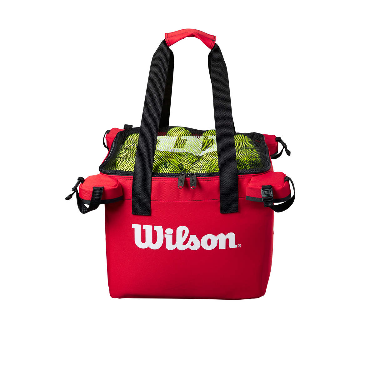 Wilson Tennis Teaching Cart and Bag, 150 Ball Capacity, Red - main view