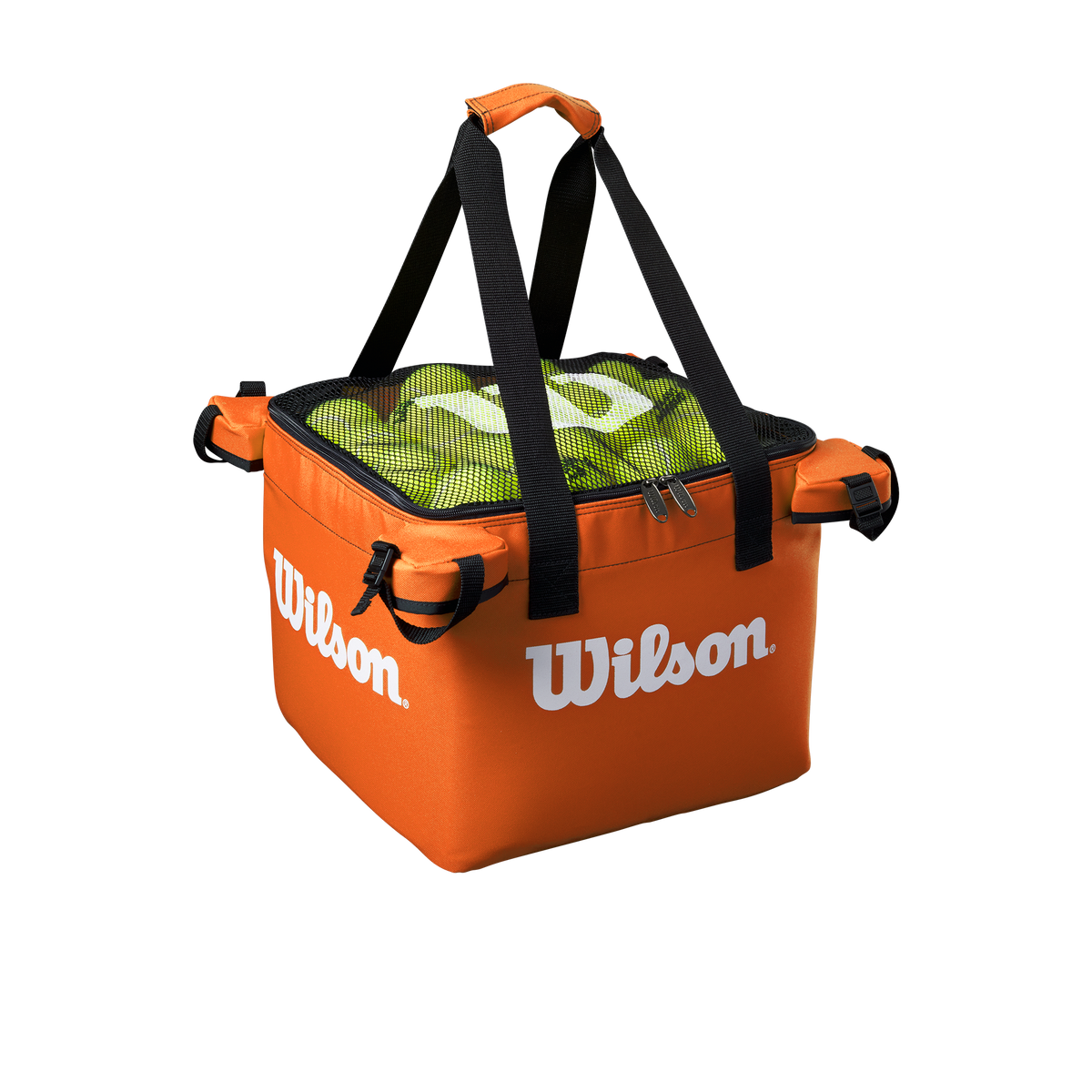 Wilson Tennis Teaching Cart Bag, 150 Ball Capacity, Orange - alternate view 1