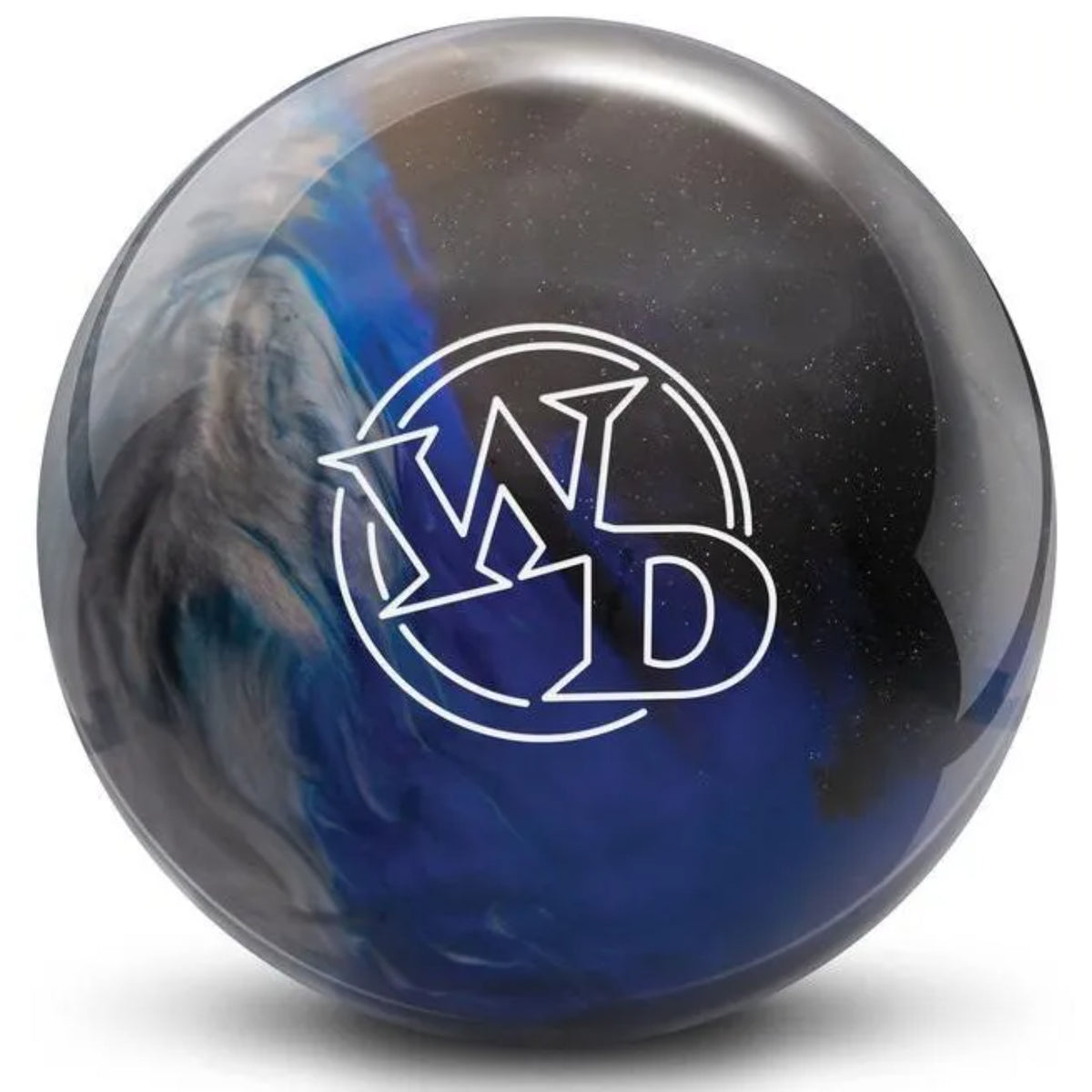 Columbia 300 White Dot Blue Black Silver PRE-DRILLED Bowling Ball